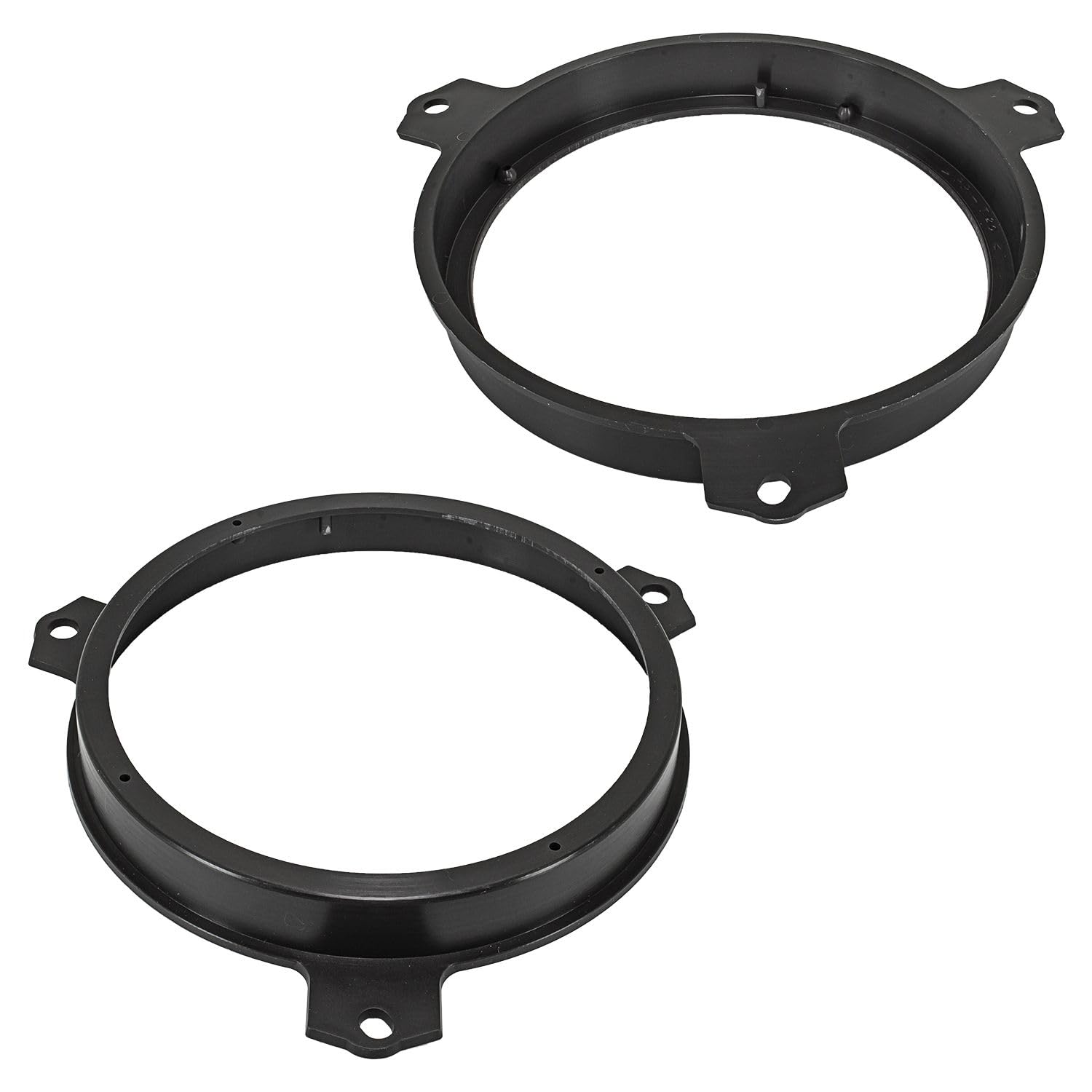 tomzz Audio 2808-000 Anelli per altoparlanti staffe adattatore compatibile con Citroen C1 Peugeot 108 Toyota Aygo Yaris RAV4 Subaru Outback porta anteriore per 165 millimetri altoparlanti DIN