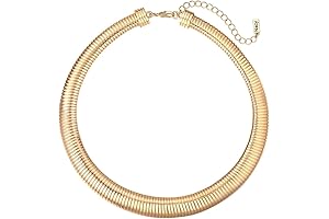 Chunky Gold Choker Necklace: Striking Statement Piece for Women