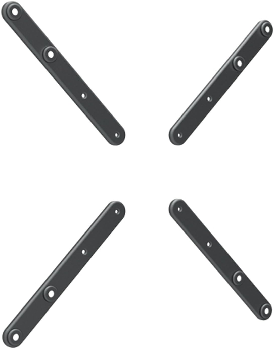 106 VESA Pattern Extension Arms (4 Arms Included) - LED LCD Arms Attach to Your TV Mount to Extend The VESA Hole Pattern up to 400x400, Holds up to 66 pounds (Black)