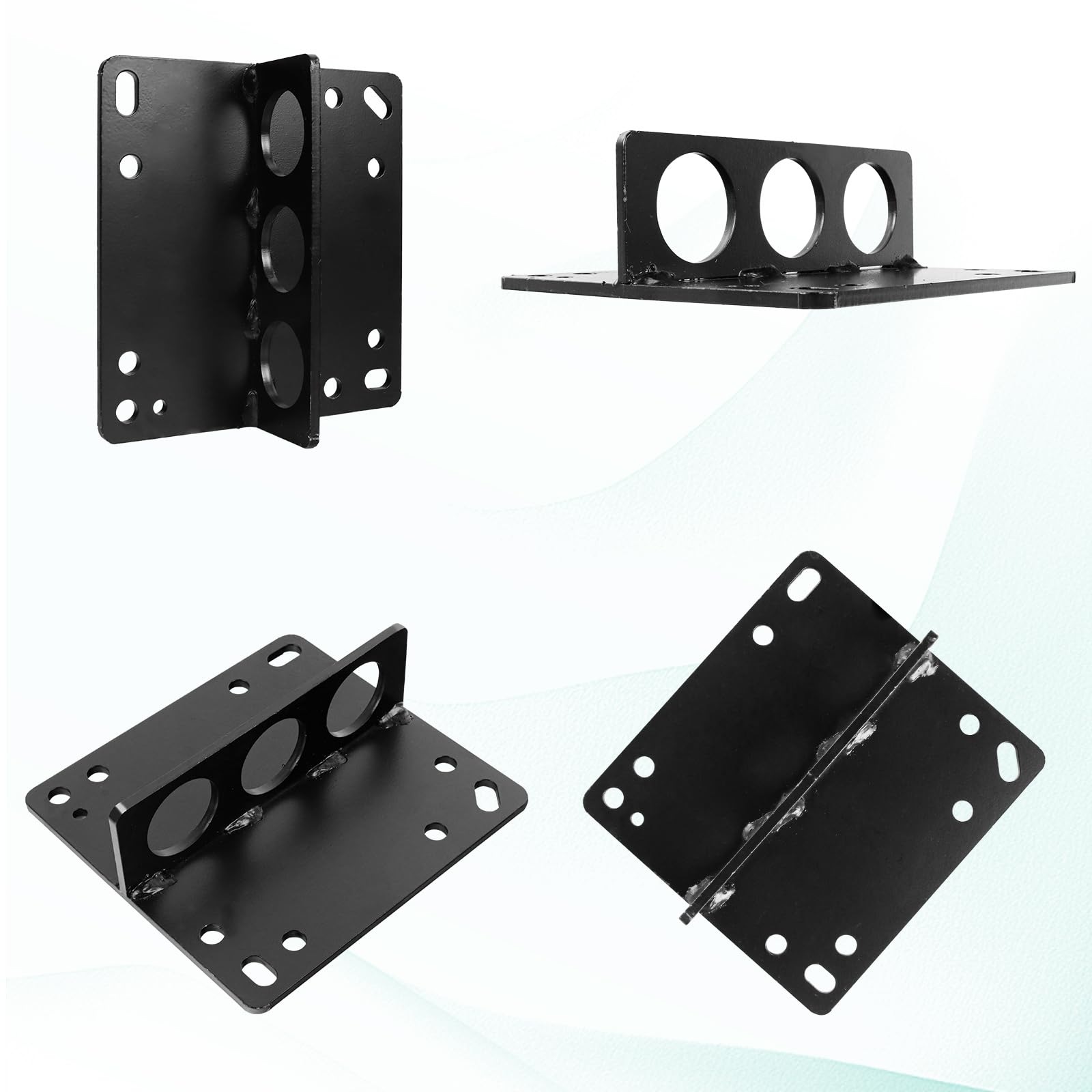 Supporto motore, piastra di sollevamento motore, piastra di sollevamento del motore, staffa di sollevamento del motore motore Carb Carburatore Paranco Sbc BBC adatto per Chevy Ford (nero)