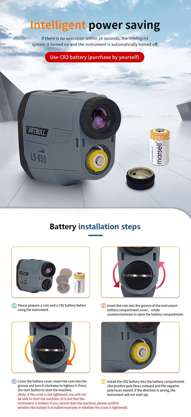 Telemetro da golf con interruttore di pendenza e blocco PIN 700 metri 5 modalità ±0,5 yd Precisione Flag-Lock 6x Ingrandimento Laser Distanza Meter per la caccia Monoculare Range Finder