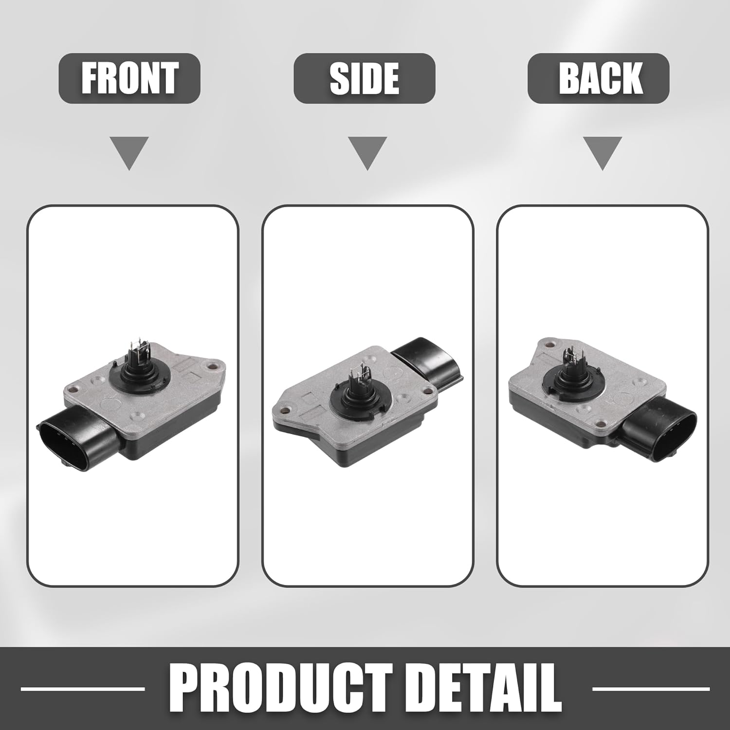 MAF Sensor Assembly No.F37F-12B579-DA MAF Mass Air Flow Sensor for Ford for Ranger 1993-1994 Plastic Black