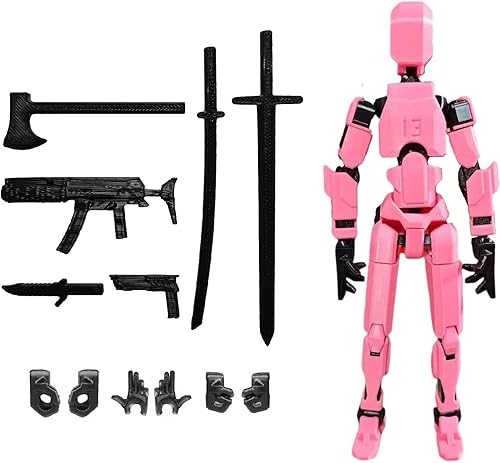 Miniatura 14 de Figura de acción T13 de montaje completa, figura de acción impresa en 3D de Titan 13, figura de juguete impresa en 3D Titan13, muñeco ensamblado 13