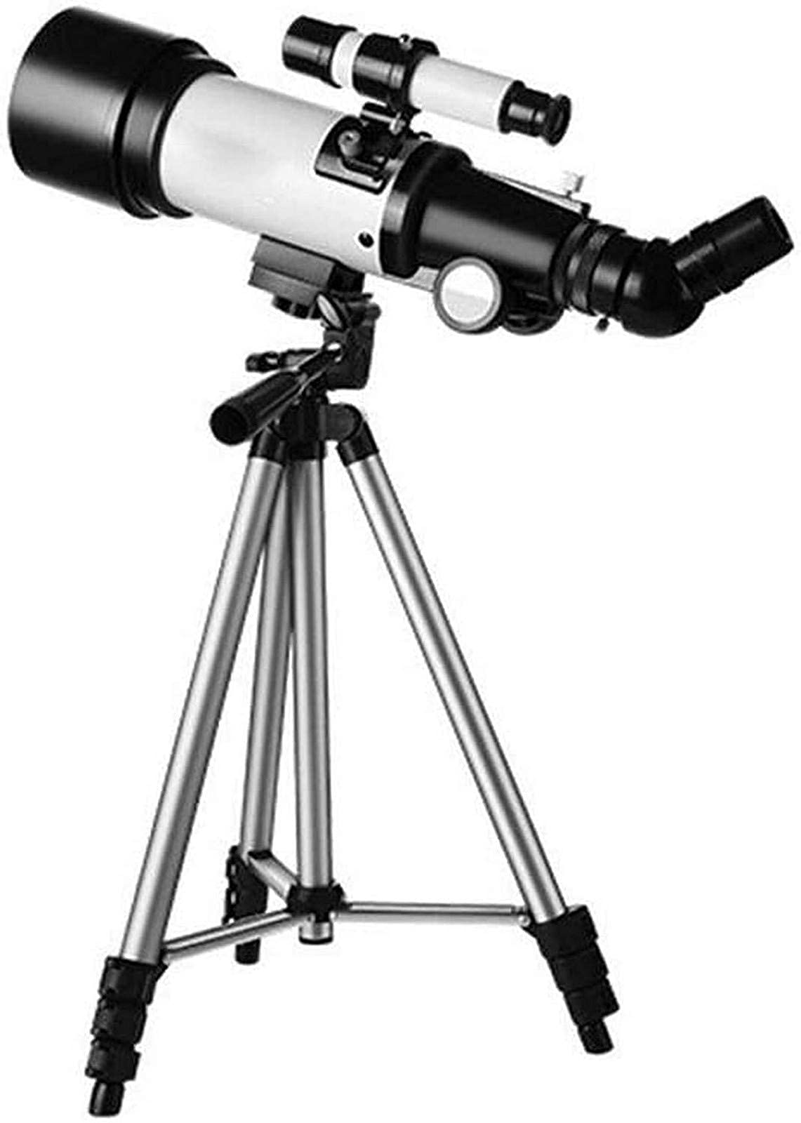 Telescopio astronomico per Bambini Adulti Principianti, telescopio rifrattore, telescopio da Viaggio Portatile con treppiede Regolabile e Supporto per Smartphone, Borsa per Il Trasporto