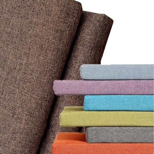 Funda de cojín para banco de exterior, 5 cm de grosor, lavable, antideslizante, para muebles de jardín cuadrados, color marrón, 160 x 60 cm, funda de almohada perfecta para asientos de patio