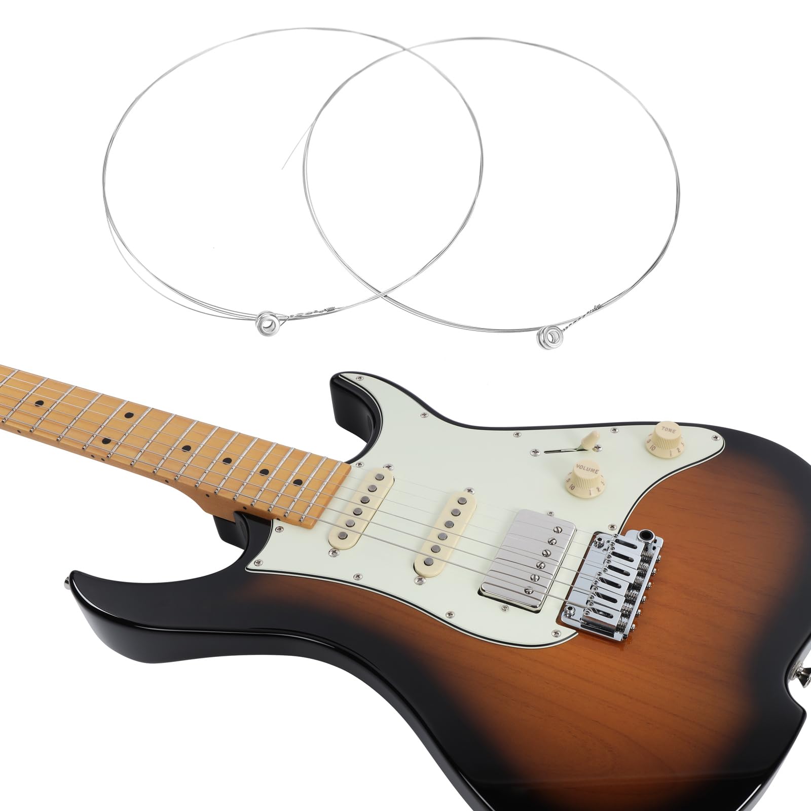 OTOTEC 10Pcs 010 Single High E Electric Guitar String Single Guitar Strings For Electric And Acoustic Electric Guitar Spares Light Tension Good Tone with Ball End - Image 2