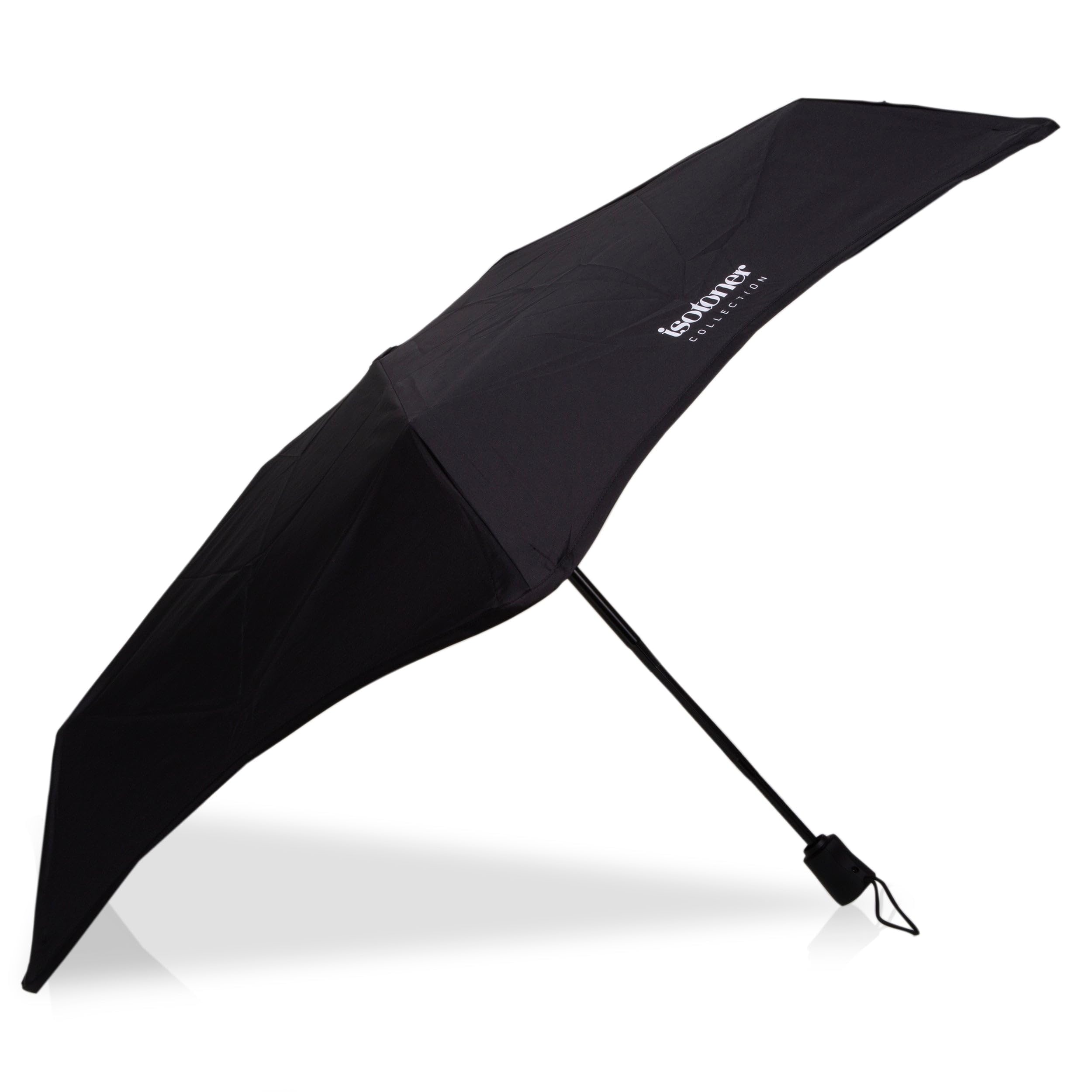 Isotoner Paraguas x-tra sólido anti-vuelco, ultra impermeable, apertura/cierre automático,