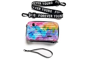 Clash - Multi-Function Mini PC Case Suitcase | Hard Shell Cosmetic Bag with Crossbody Strap