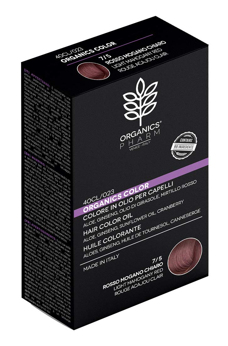 Rosso Mogano Chiaro - Tinta Per Capelli Organics Color-image