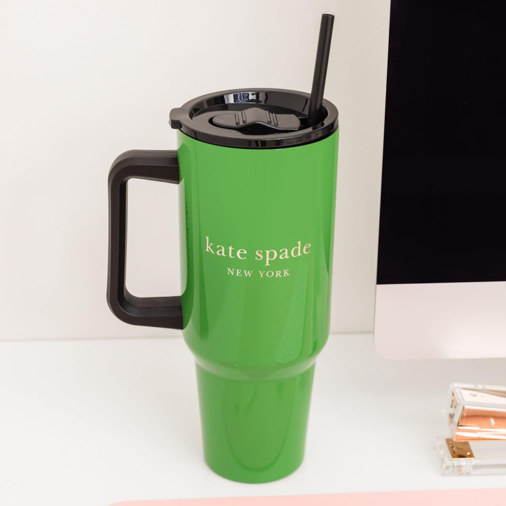 Amazon.com | kate spade new york 40 Ounce Tumbler with Handle and