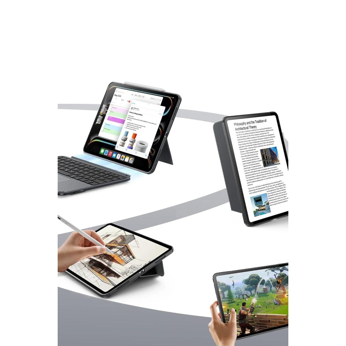 Amazon.co.jp: ESR Shift iPad キーボード付きケース, iPad Air 11
