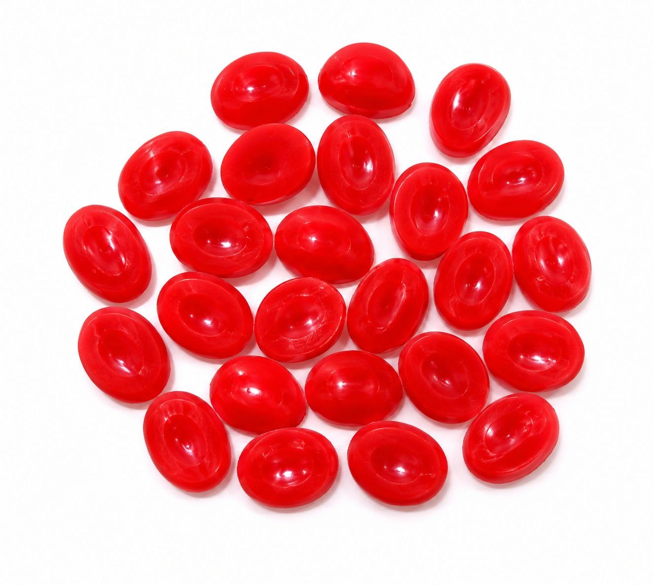 Safety Teddy Bear Noses 25 Pieces, Oval Plastic Noses for Stuffed Animals, Amigurumi Crochet Toys, Plush Doll Making, DIY Craft Accessories (Red Teddy Bear Nose)-image-27