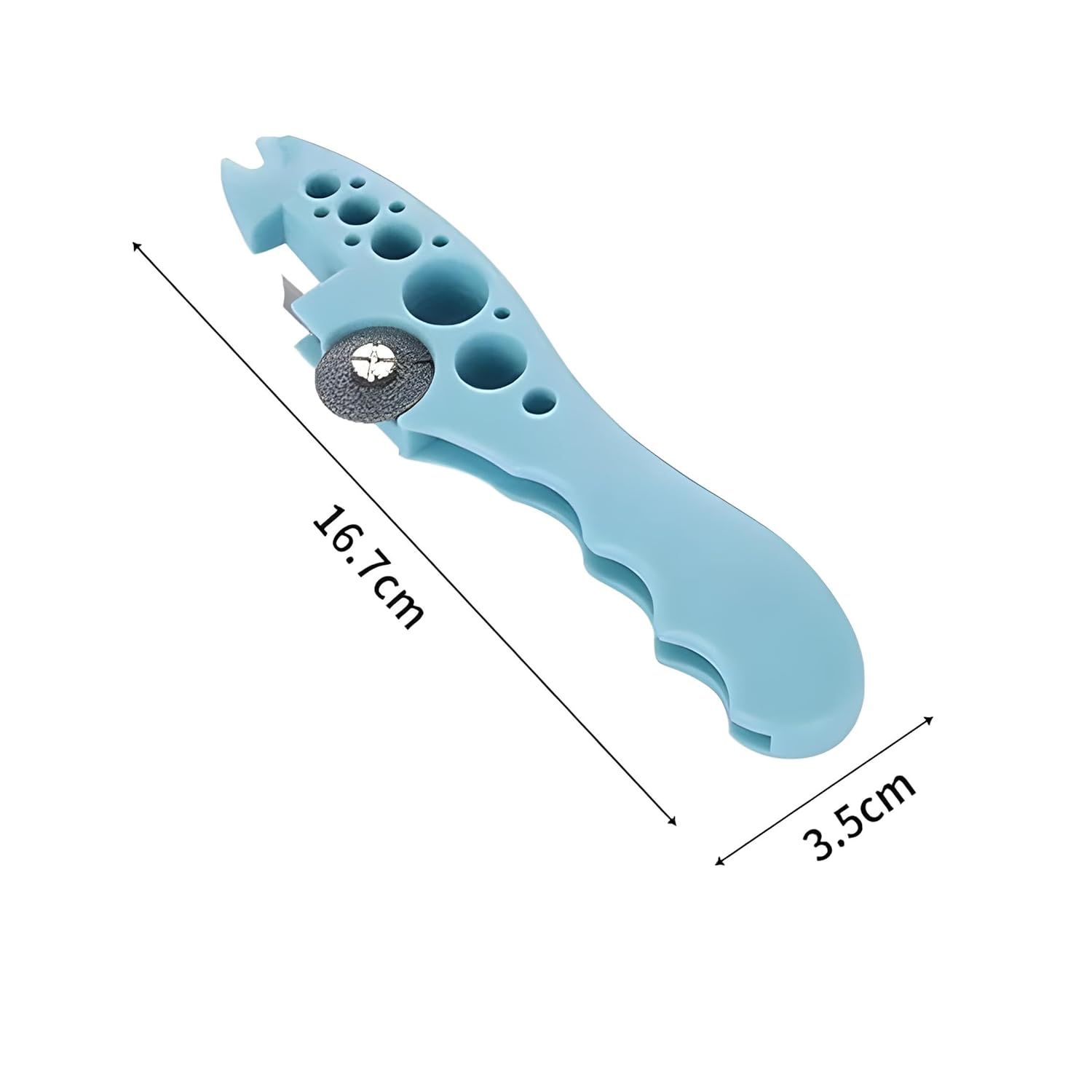 ADBEE Ampule Cutter with 5 Replaceable Grinding Wheels, Ampoule Cutter for Doctors, Glass Bottle Cutter, Ampule Breaker, Suitable for Home Daily or Medical Use, Cut The Ampoule (Blue) ADBEE Ampule Cutter with 5 Replaceable Grinding Wheels, Ampoule Cutter for Doctors, Glass Bottle Cutter, Ampule Breaker, Suitable for Home Daily or Medical Use, Cut The Ampoule (Blue)