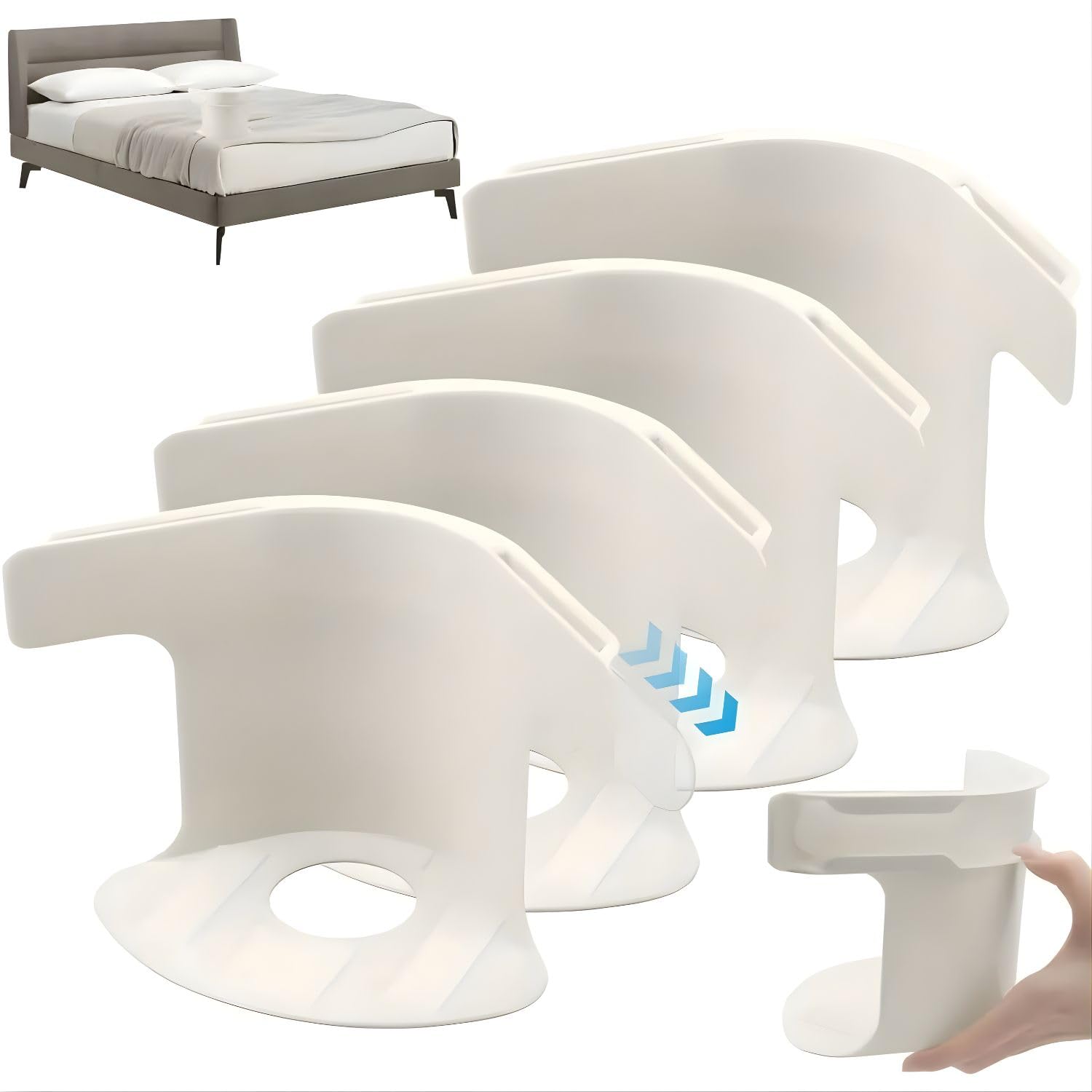 BOMRIZ Patented Bed Sheet Holder with Heavy-Duty Straps