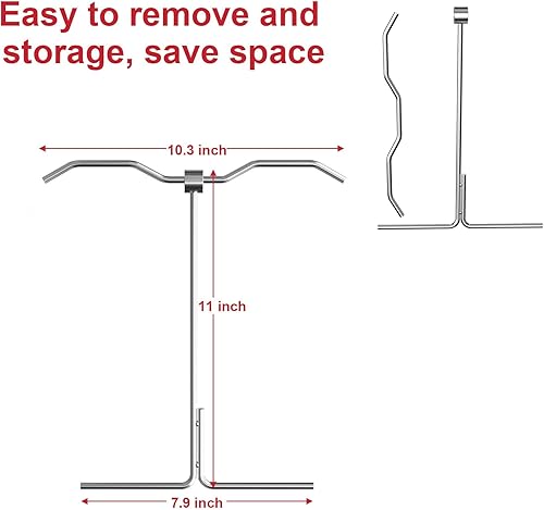 Miniatura 2 de Gancho para colgar pavos para cocina de barril, colgador de pollo para Pit Barrel Junior Classic XL, paquete ahumador, accesorios para freidora de