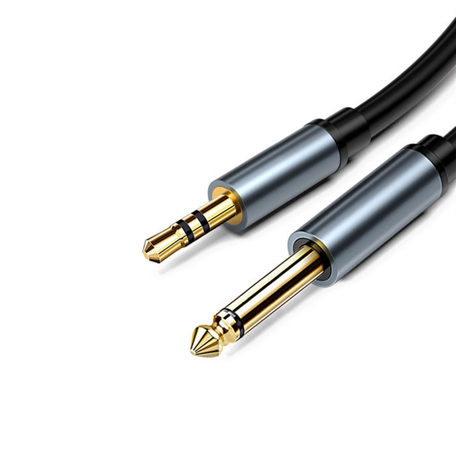 kabel audio do gitary 3,5 Do 6,5 Kabel Audio Gitara Elektryczna Pianino Elektryczny Wzmacniacz Głośnika Perkusyjnego (Color : 1 meter)
