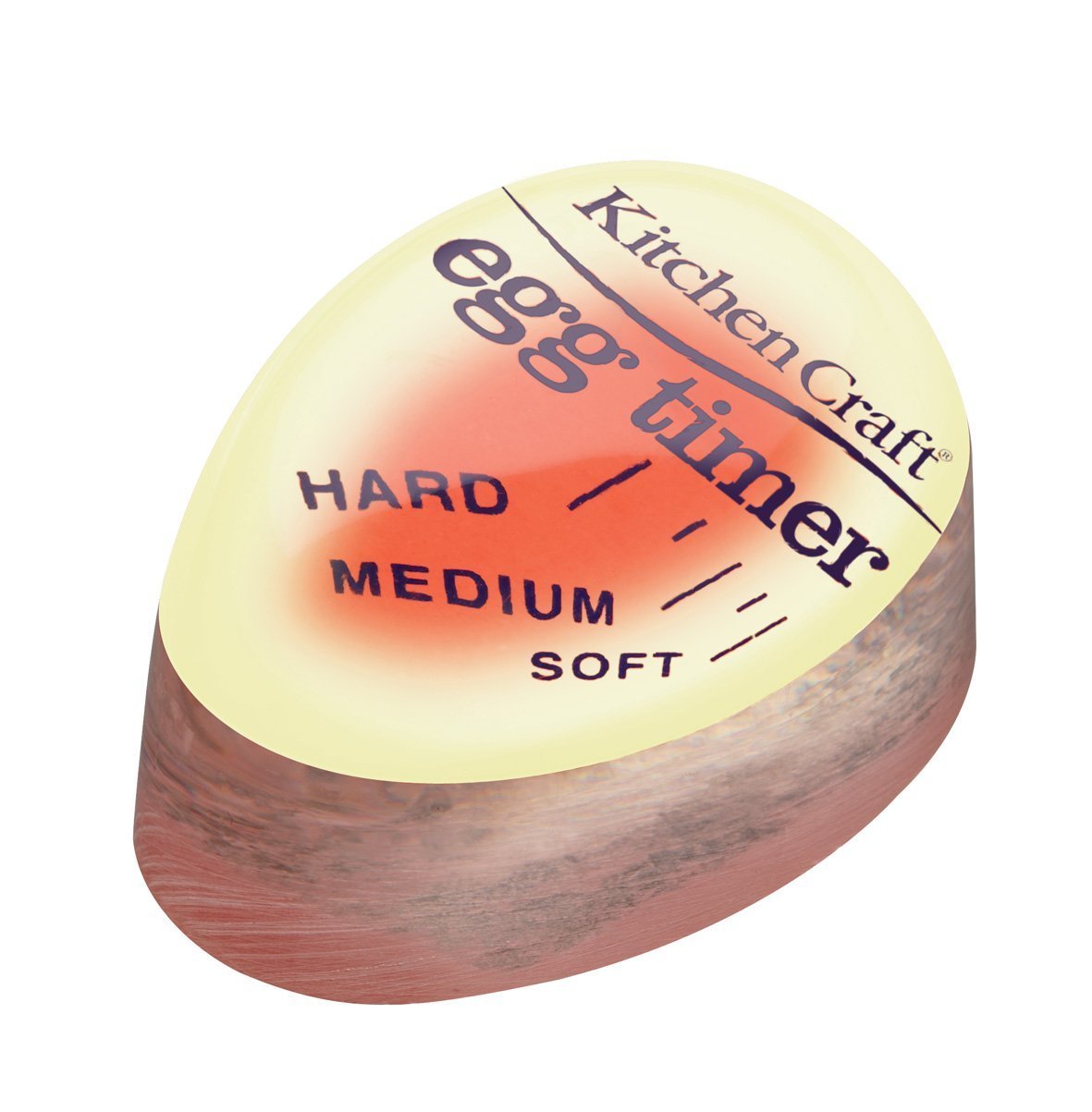 KitchenCraft Boiled Egg Timer with Colour Changing Heat Sensitive Design