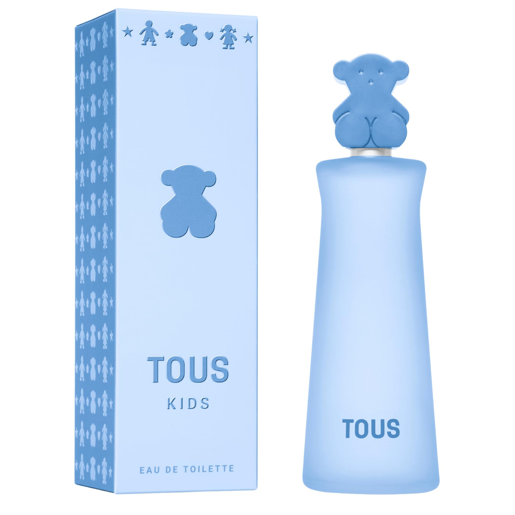 TOUS Kids Boy Eau de Toilette Spray. Fruity Fresh Scent, Gentle on Children's Sensitive Skin. Ideal for Everyday Use, With Notes of Mandarin, Neroli, Musk, and Fresh Herbs, 3.4 Oz