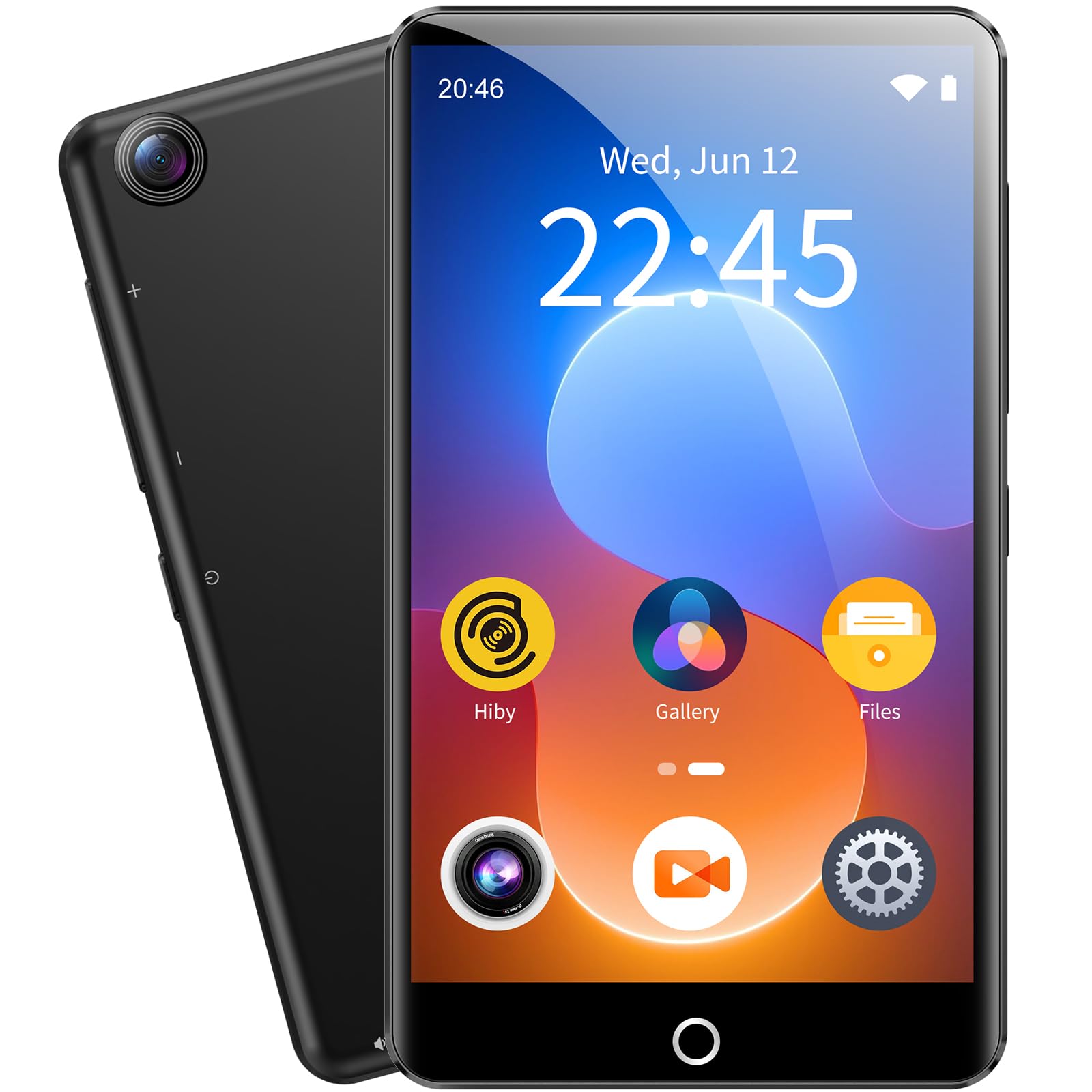 joliker 80Go Lecteur MP3 avec Bluetooth et WiFi, MP3 Player avec 13 MP Caméra Arrière, Lecteur de Musique Mp3 et Mp4 ave Spotify, Audible, Deezer, Lecteur Vidéo à écran Tactile 4.02 Pouces 1080P