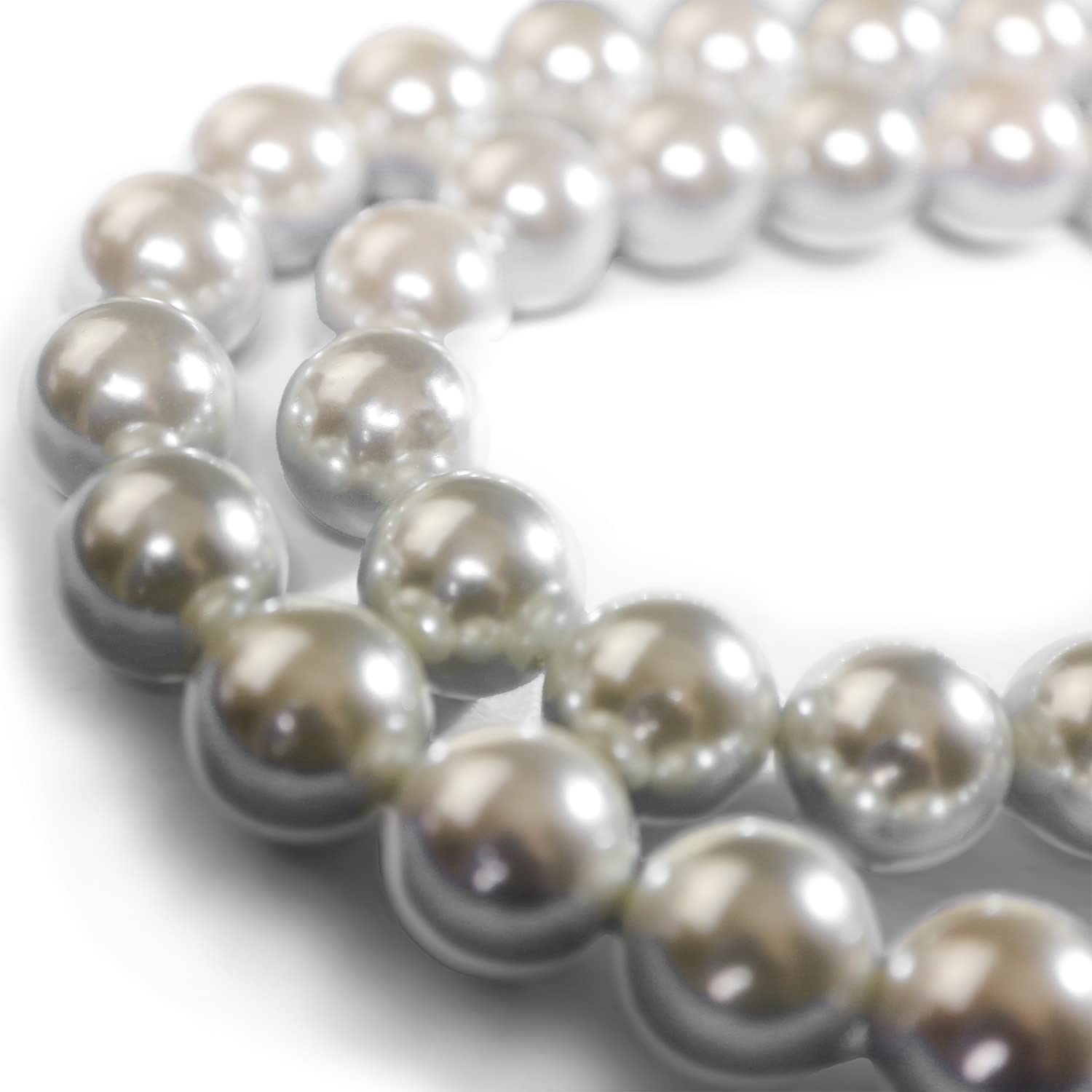 Amazon.co.jp: 貝パール パール パーツ ホワイト ハンドメイド  