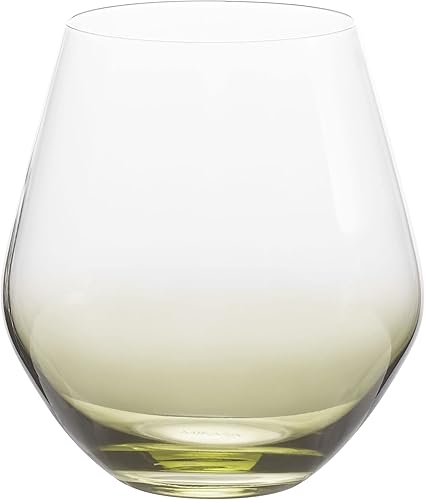 Miniatura 2 de Mikasa Gianna Ombre - Juego de 4 copas de vino sin tallo, 19 onzas, salvia