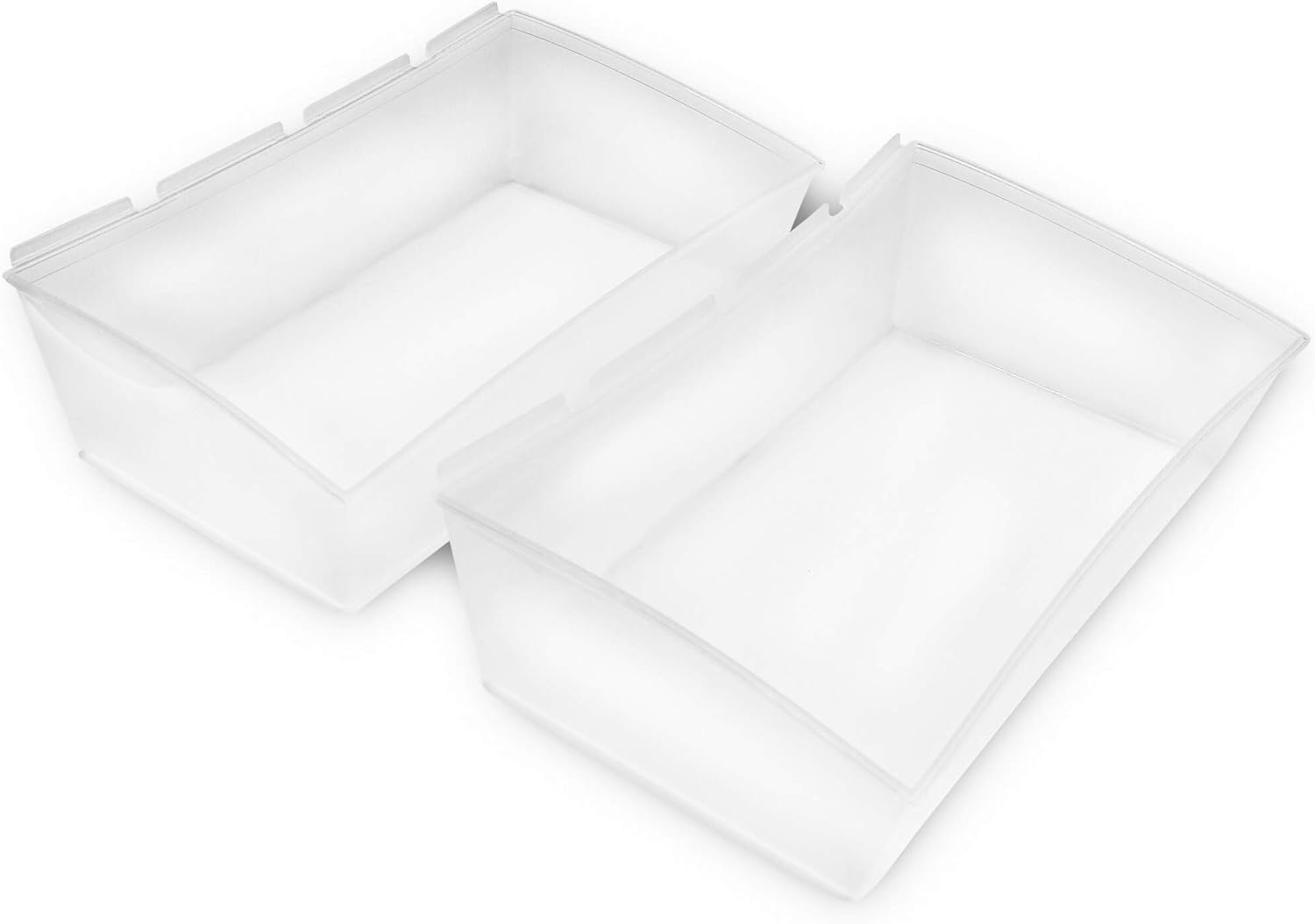 Proslat 3240 Probin Storage Bin, X-Large, 2-Pack, PPE Plastic, 55-Pound Capacity, Clear