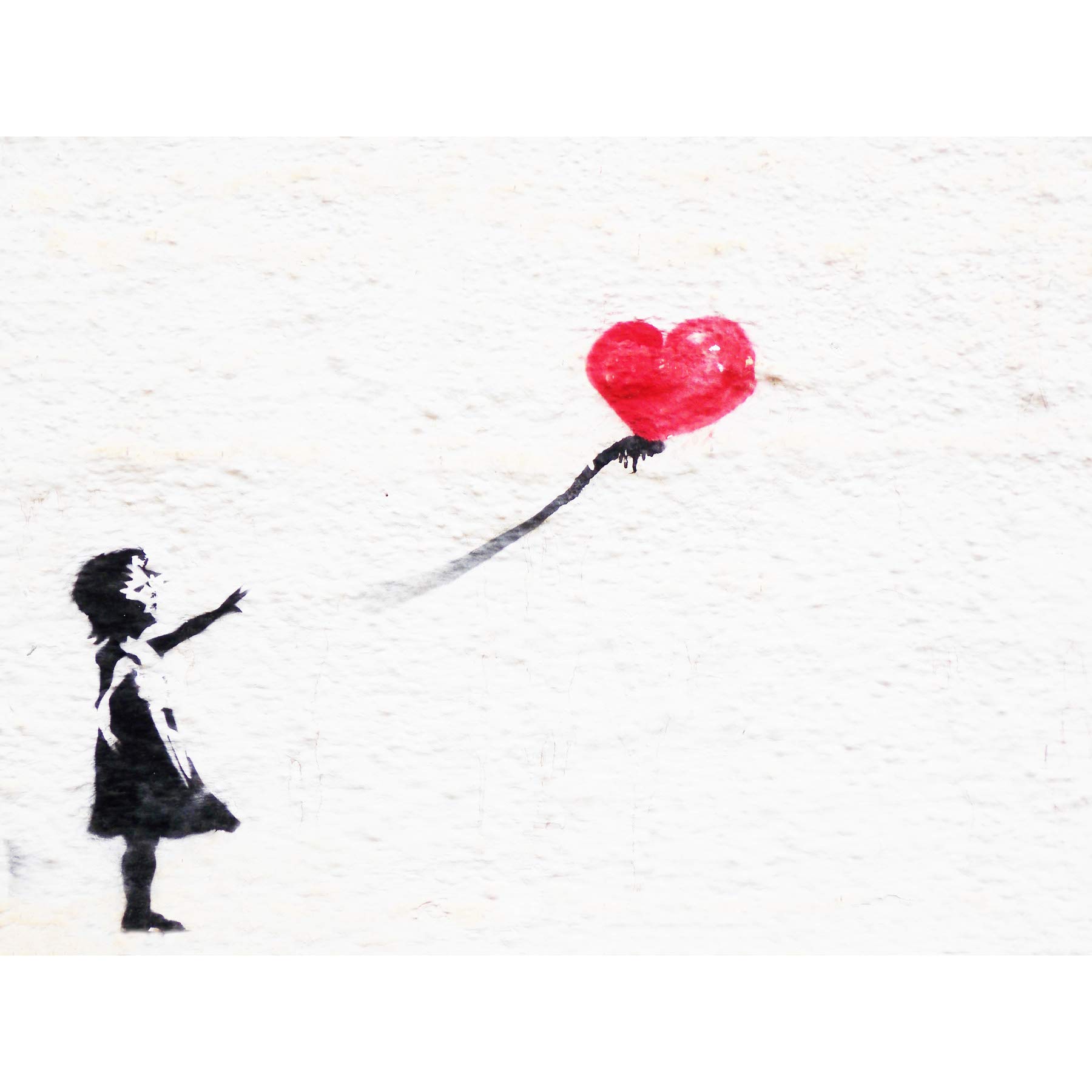 Banksy Balloon Girl Graffiti Art Print Poster Wall Decor