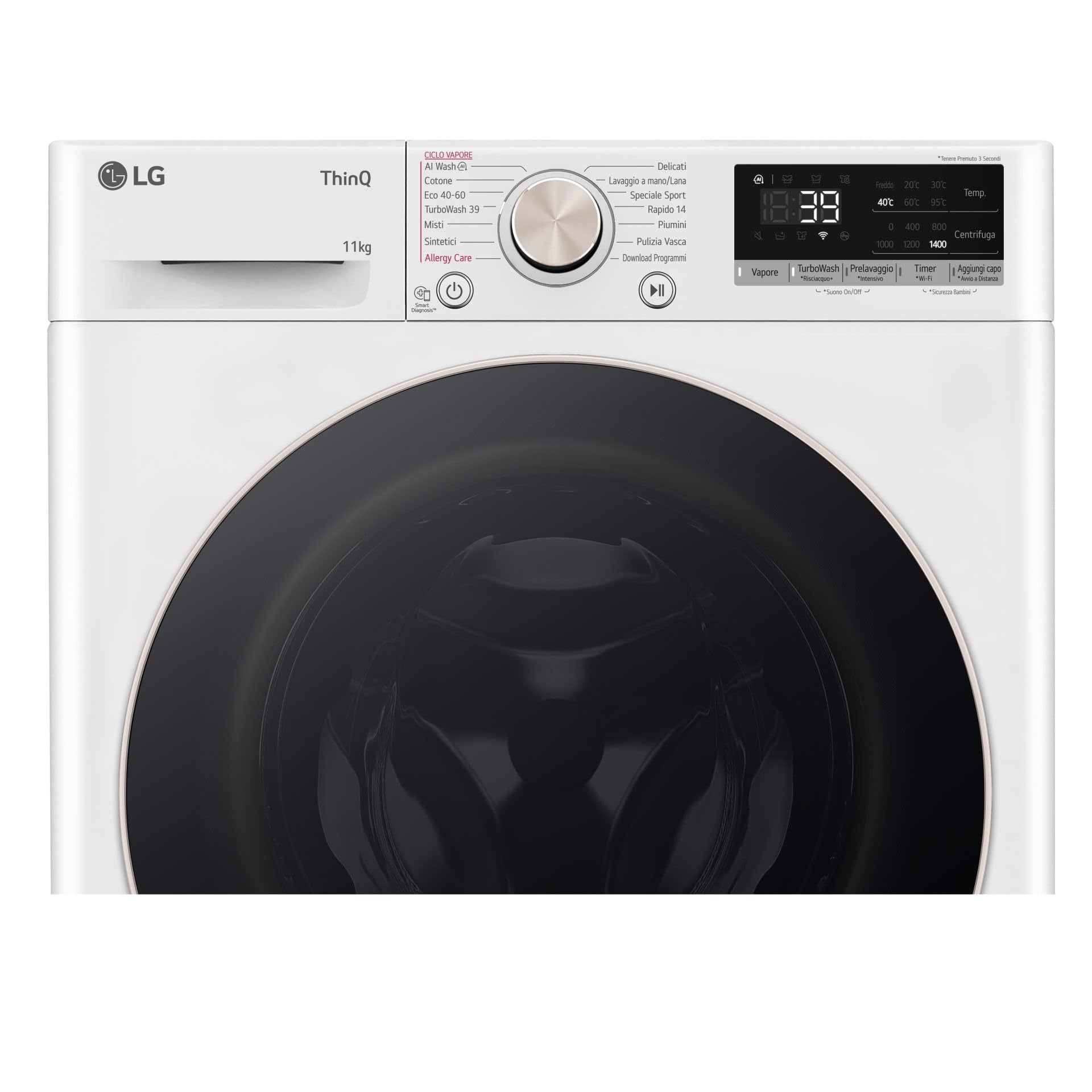 LG Machine à laver F4R7011TSWG.ABWQPIS