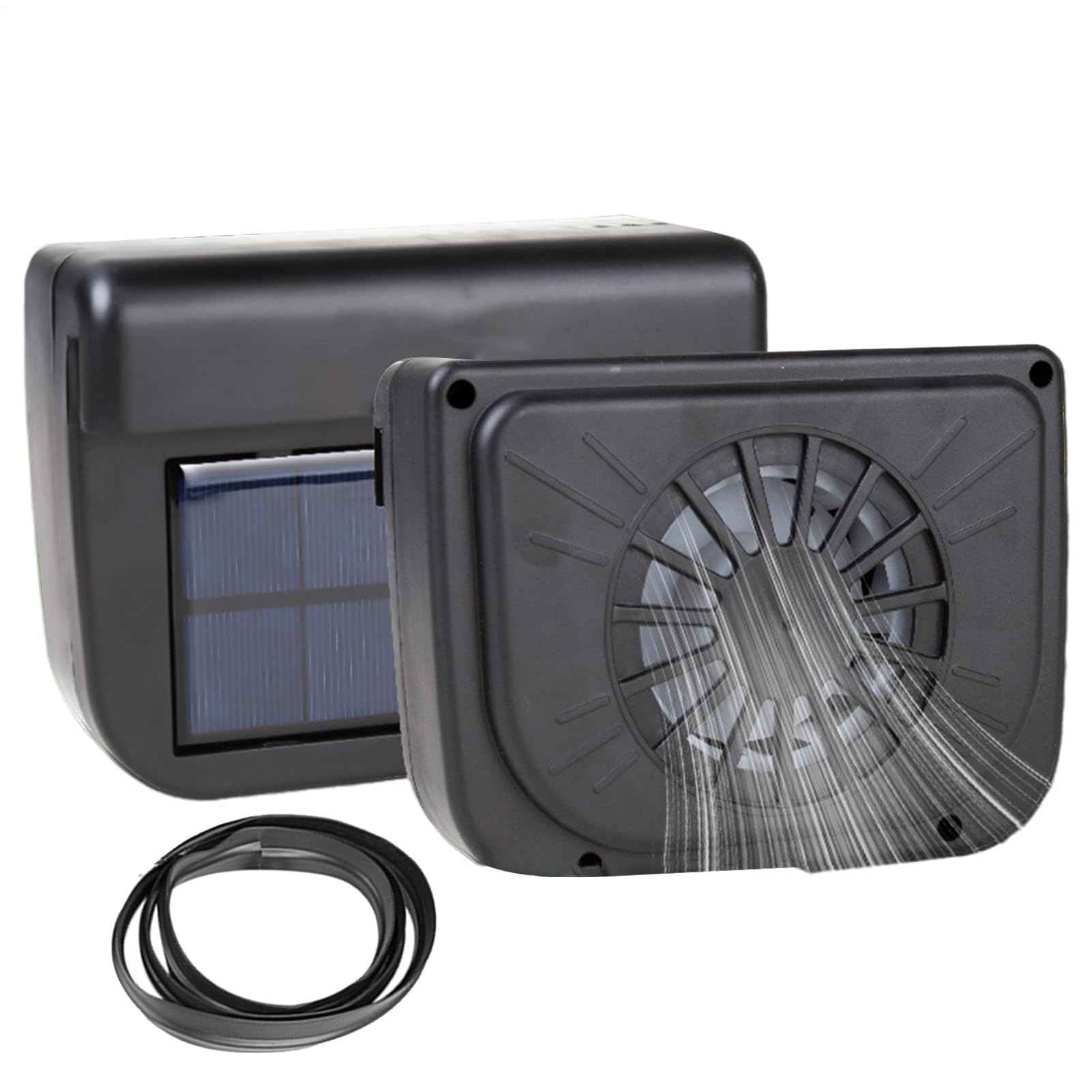 Ventola di raffreddamento auto multiuso - ventola solare | Ventola di sfiato finestre di auto con durata, ventola del finestrino con ventola solare, ventola sfiato finestre auto a rotazione rapida con