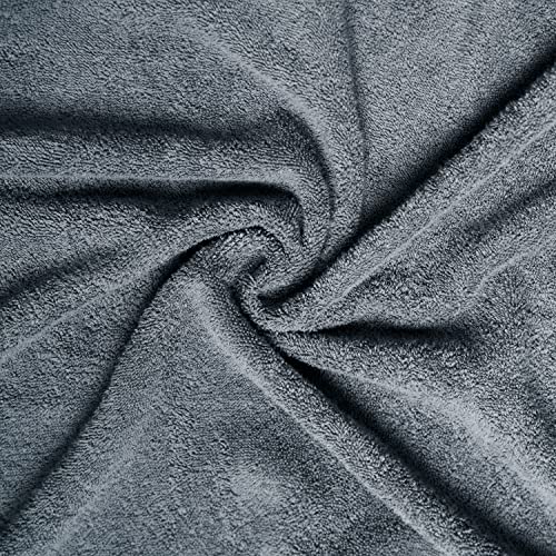 ATEN Homeware Egyptian Cotton Bath Towel Set - 4 Piece Set with 2 Large Bath Towels & 2 Hand Towels, Ultra Soft, Highly Absorbent, OEKO-TEX Certified, Made in Egypt (Steel Grey) - Cosy Home Interiors ATEN Homeware Egyptian Cotton Bath Towel Set - 4 Piece Set with 2 Large Bath Towels & 2 Hand Towels, Ultra Soft, Highly Absorbent, OEKO-TEX Certified, Made in Egypt (Steel Grey) - Image 2