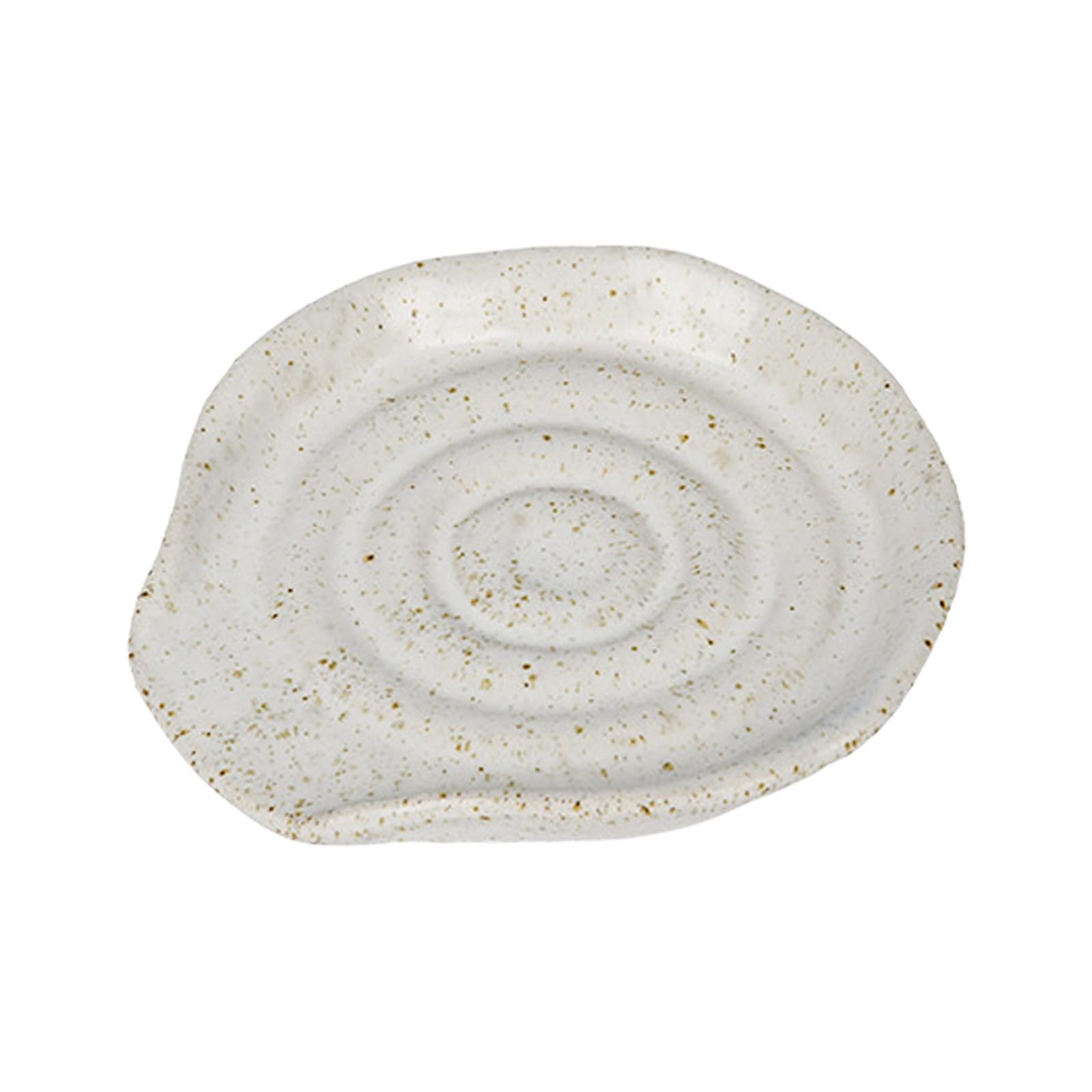 BWANGIAO Ceramic Spoon Rest With Nonslip Base For Kitchen And Dining Table Elegant Multipurpose Cooking Utensil Holder