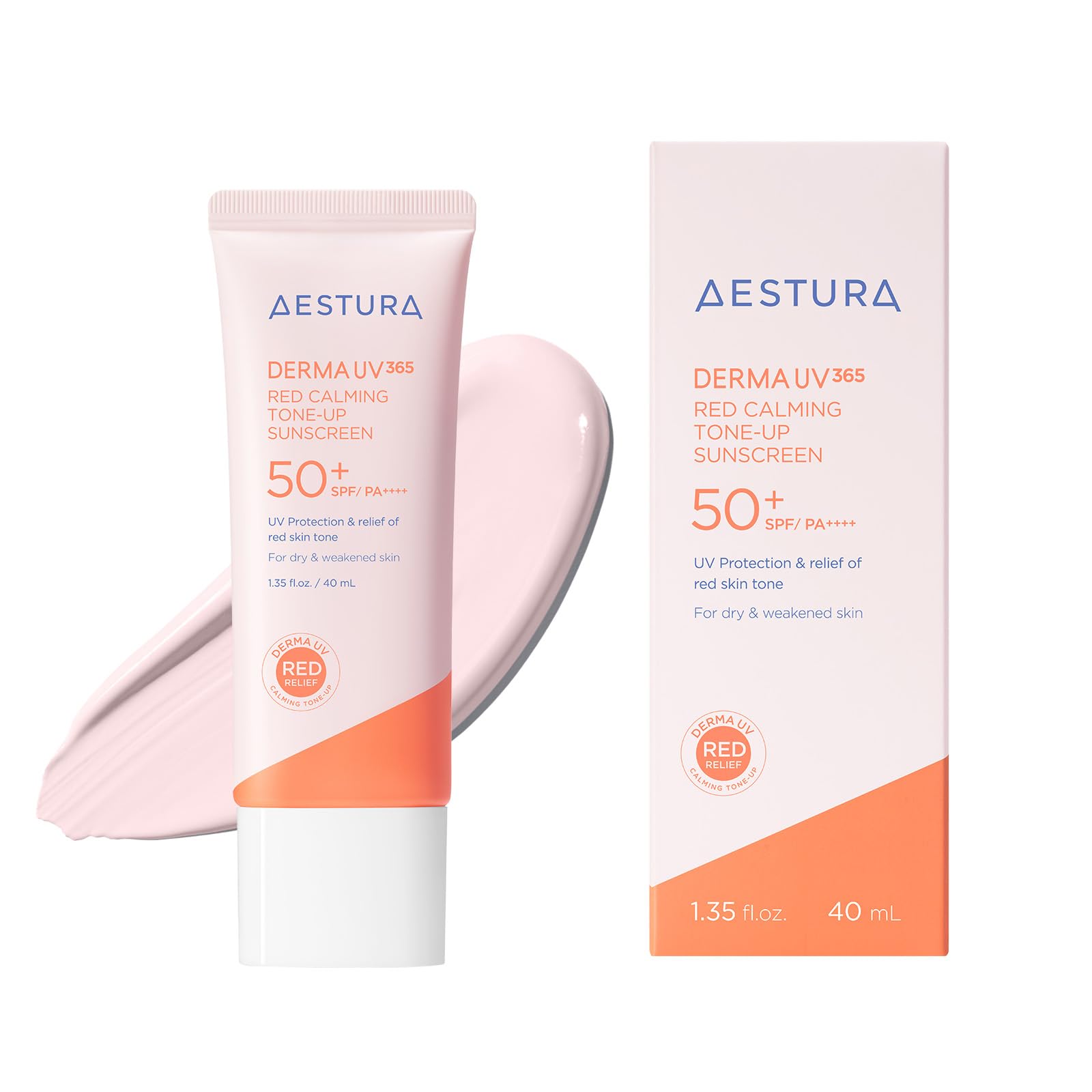Amazon.co.jp: 【AESTURA】ダーマUV365 リリーフピンクトーンアップ