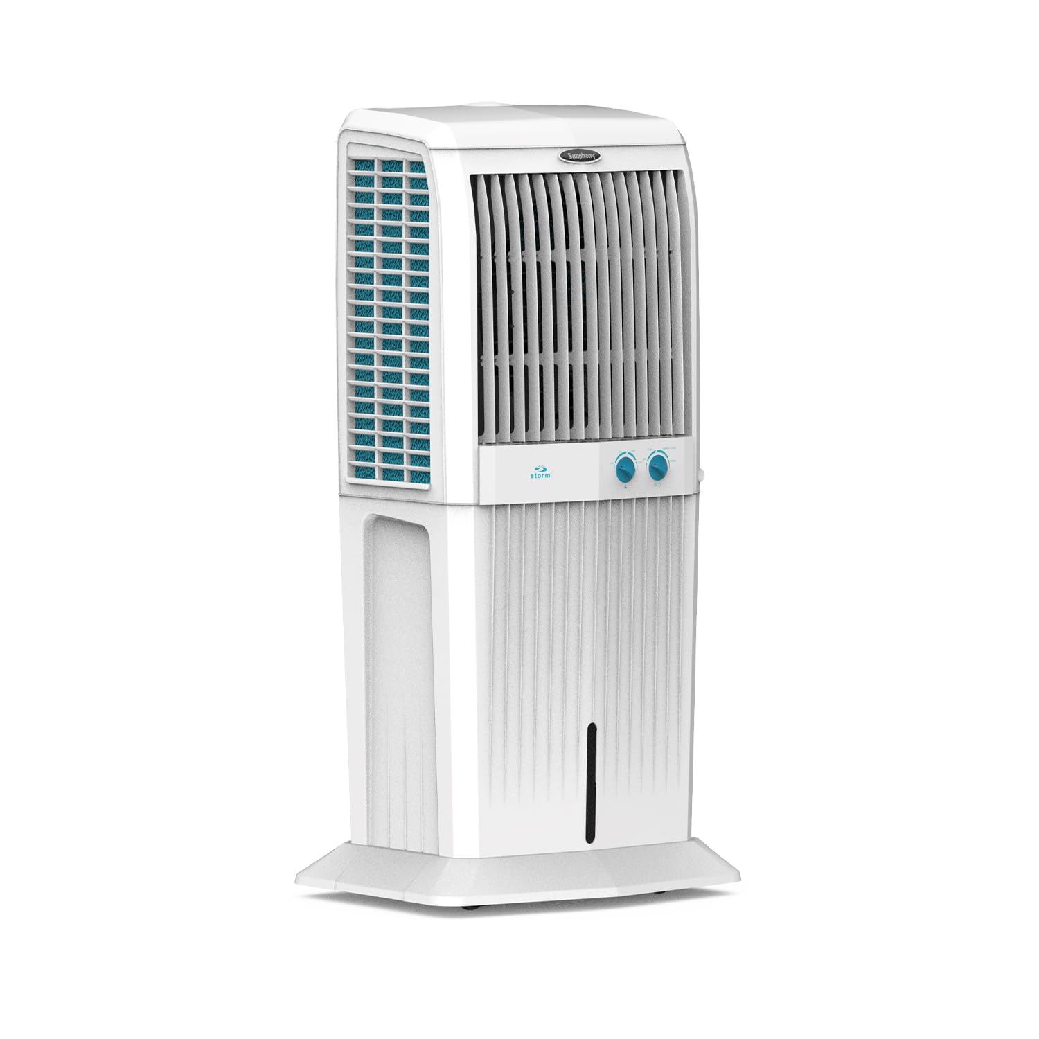 Symphony Storm - C 100 XL Desert Air Cooler For Home with Honeycomb Pads, Powerful Fan, i-Pure Technology and Cool Flow Dispenser (95L, White)