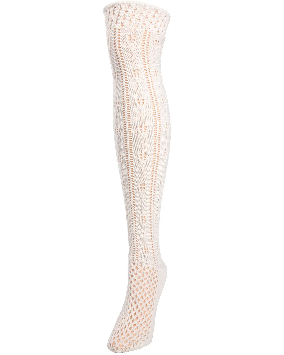 MeMoi Jumbo Cable Over The Knee Cotton Blend Warm Socks