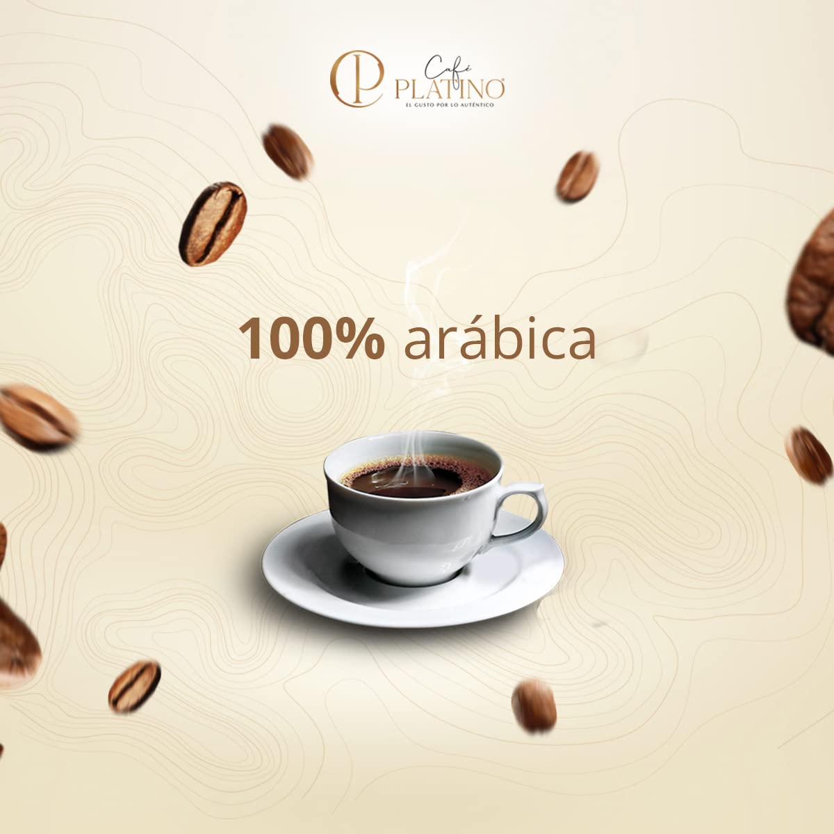 Café Platino - Pack Surtido Cafés de América 4 x 250g - Café en Grano Natural de Colombia Fairtrade y Nicaragua Maragogype - 100% Arábica