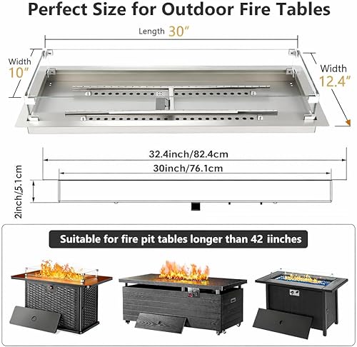 Vista 19 de GRISUN Válvula mezcladora de aire de propano de 1/2 pulgada para hogueras – Válvula mezcladora de aire de alta capacidad de 150,000 BTU Propano