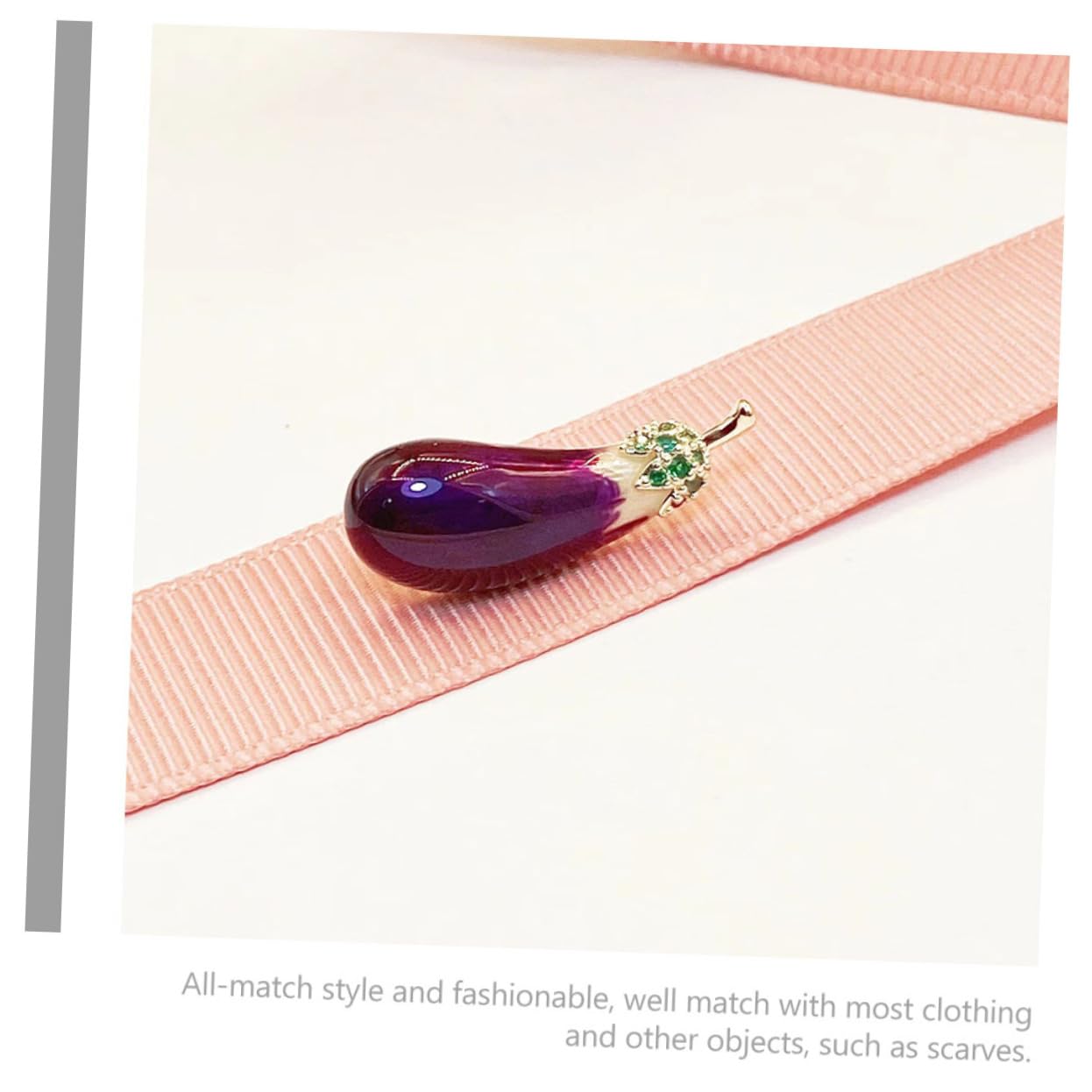 LIFKOME spilla di melanzane anello sciarpa spilla gioielli cheongsam fascino del cappello spille a scialle distintivo per le donne gioielli da ballo per le donne rame Violet