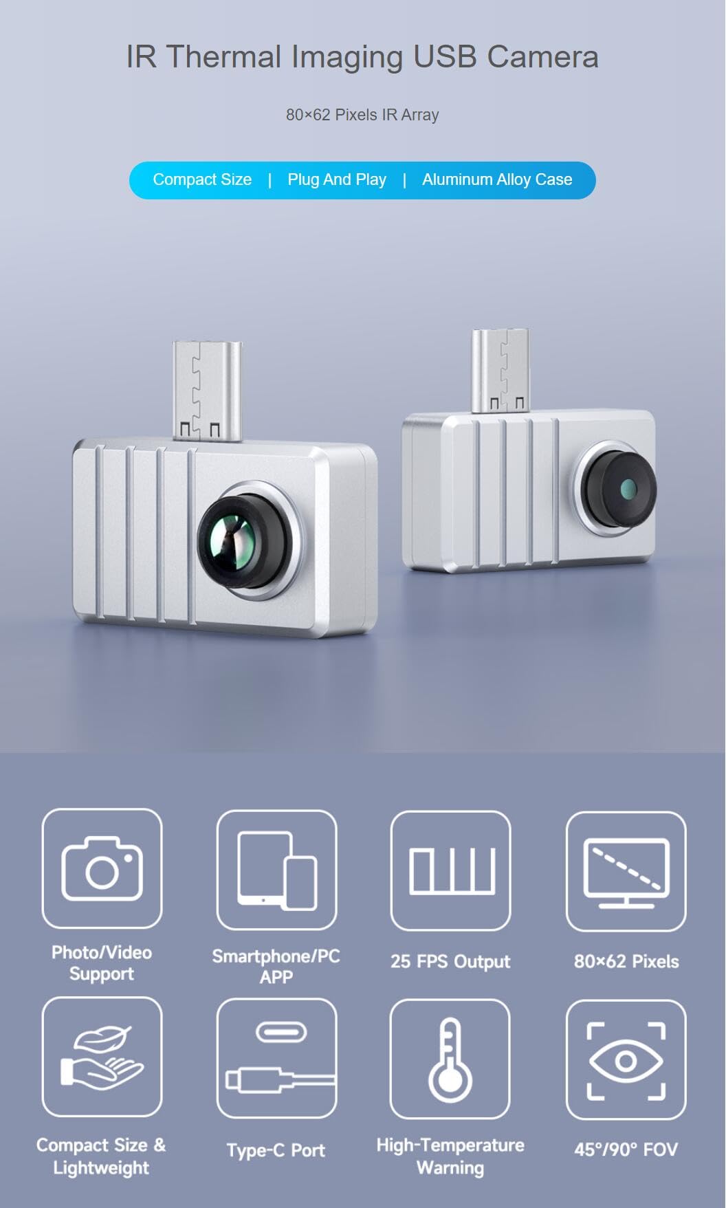 Guide USBカメラ Type-C接続サーマルカメラ Guide USBカメラ Type-C接続サーマルカメラ USB Type-C接続