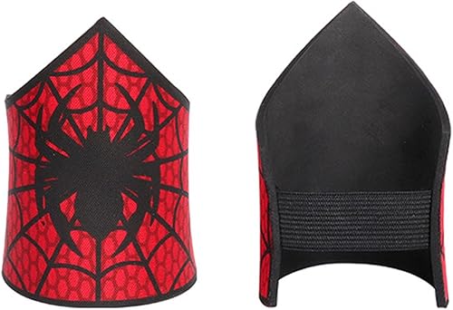 Miniatura 5 de Juego de máscara de araña y pulsera, máscaras de superhéroe de Halloween para mascaradas, cosplay, fiesta de disfraces