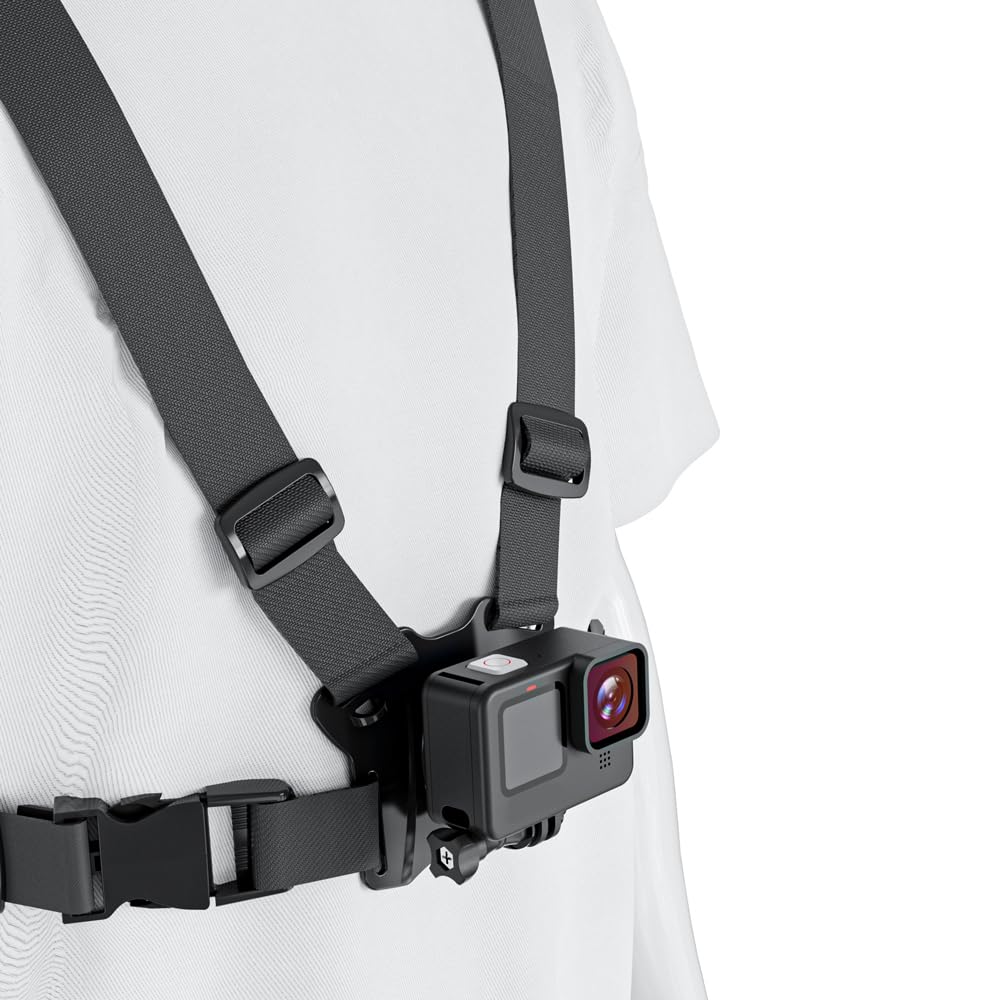 Maclean Sports Imbracatura per telefono, universale, per telefono, fotocamera, compatibile con GoPro e altre fotocamere, supporto girevole, MC-294