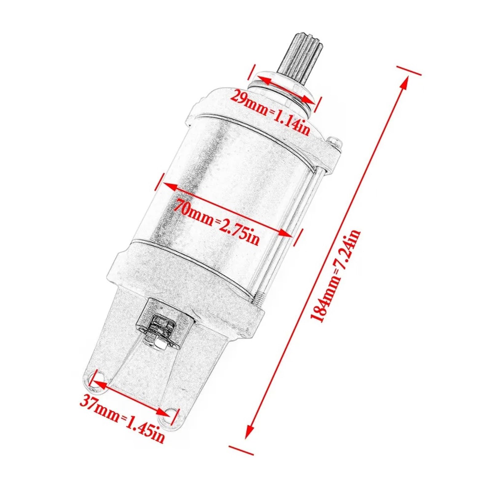 Motorino avviamento Per TMAX 530 T Max XP530 2012-2016 XP500 TMAX 500 2008-2011 XP500A T-MAX 2008-2016 4B5-81890-00 Motorino Avviamento Moto