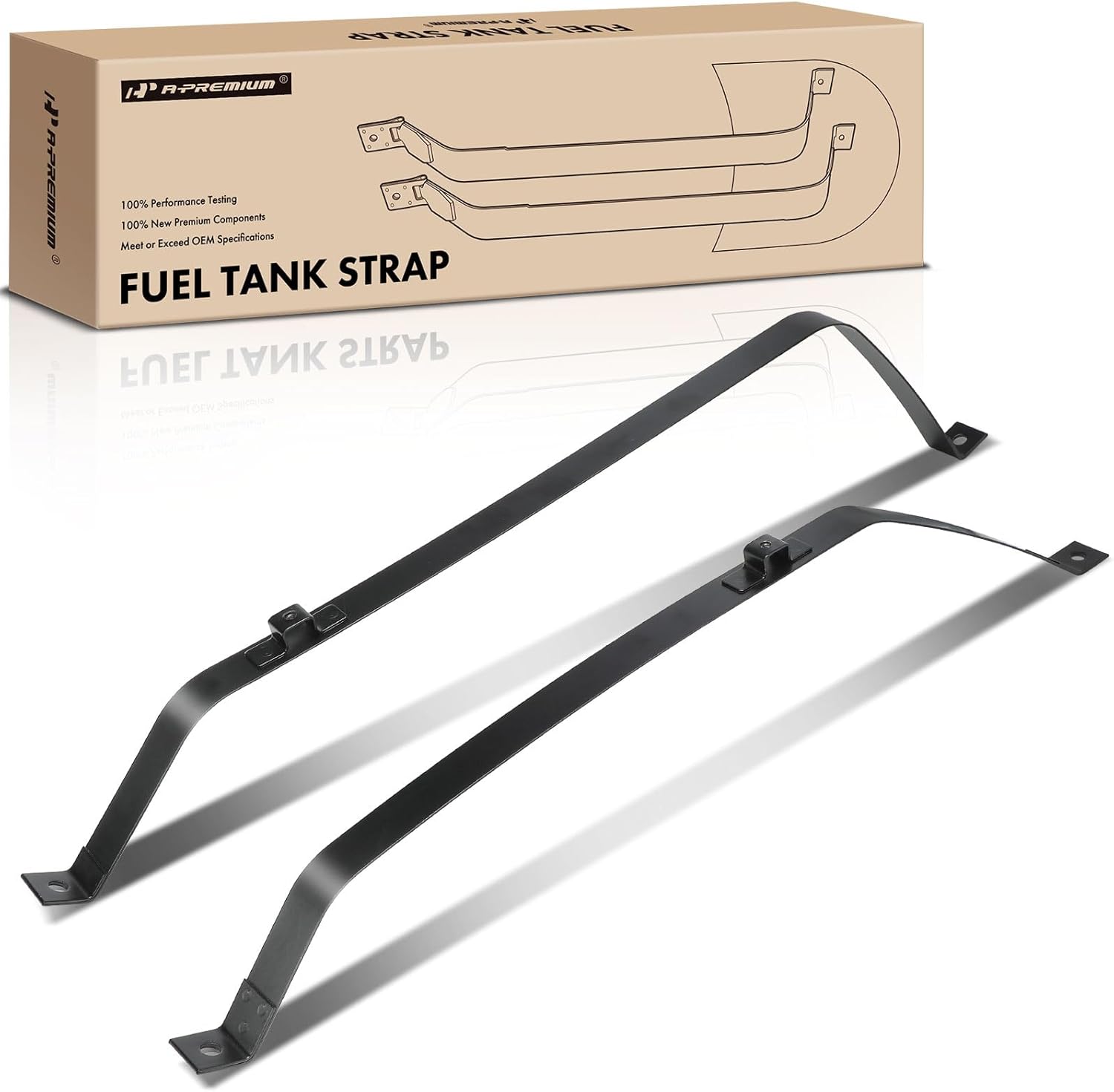 A-Premium Fuel Tank Strap Compatible with Pontiac Vibe Toyota Corolla Matrix 2003-2004 L4 1.8L Petrol