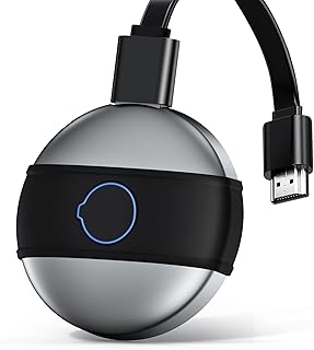 Wireless HDMI Display Dongle Adapter,Plug&Play,Streaming Video/Audio from Laptop, PC, Smartphone to HDTV Projector,Compatible with Android, iOS, Windows and MacOS