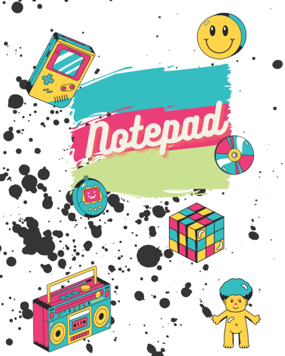 90s Theme notepad: Diary/Journal/Notepad
