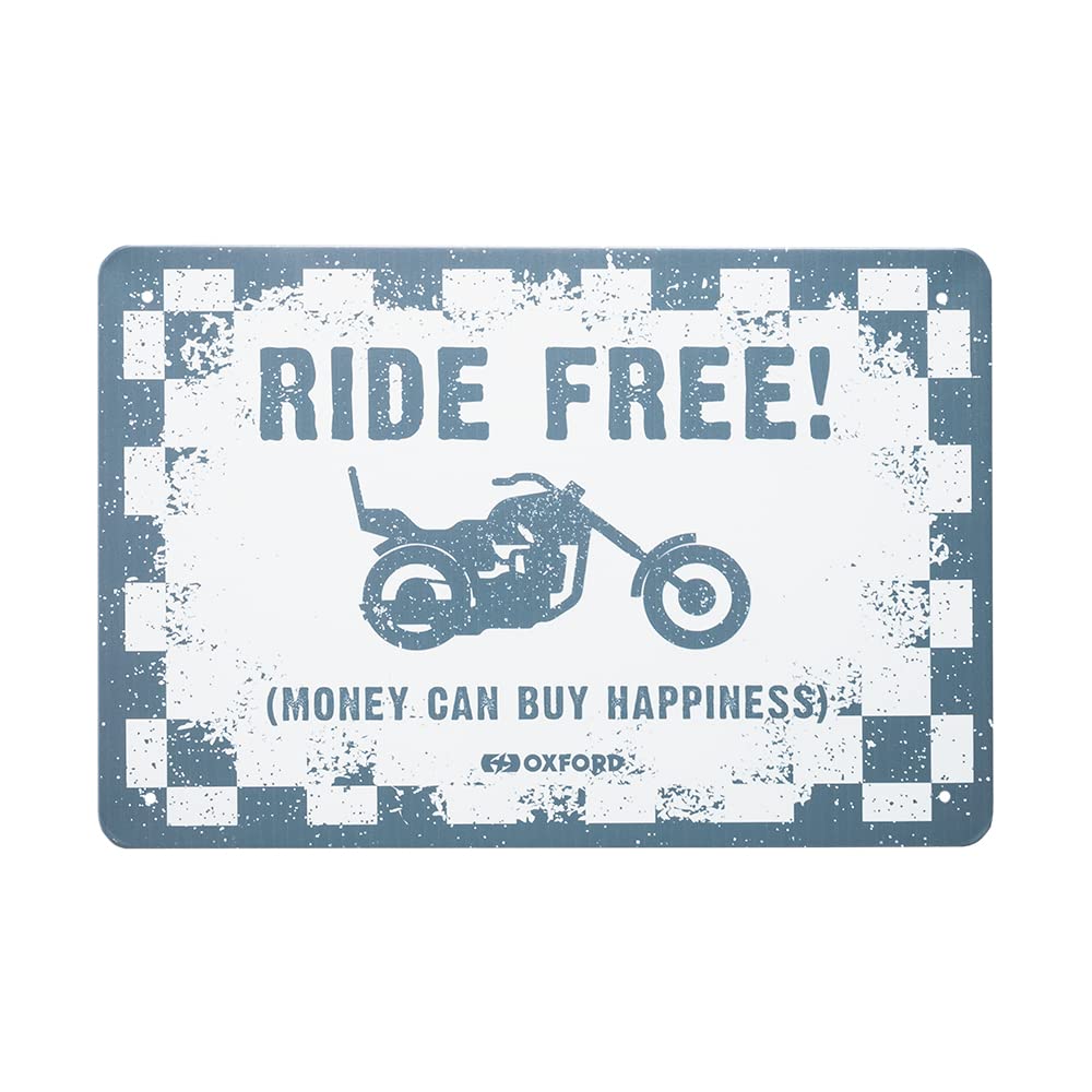 Oxford Products Motorcycle Metal Sign. Garage, Shed, Workshop.