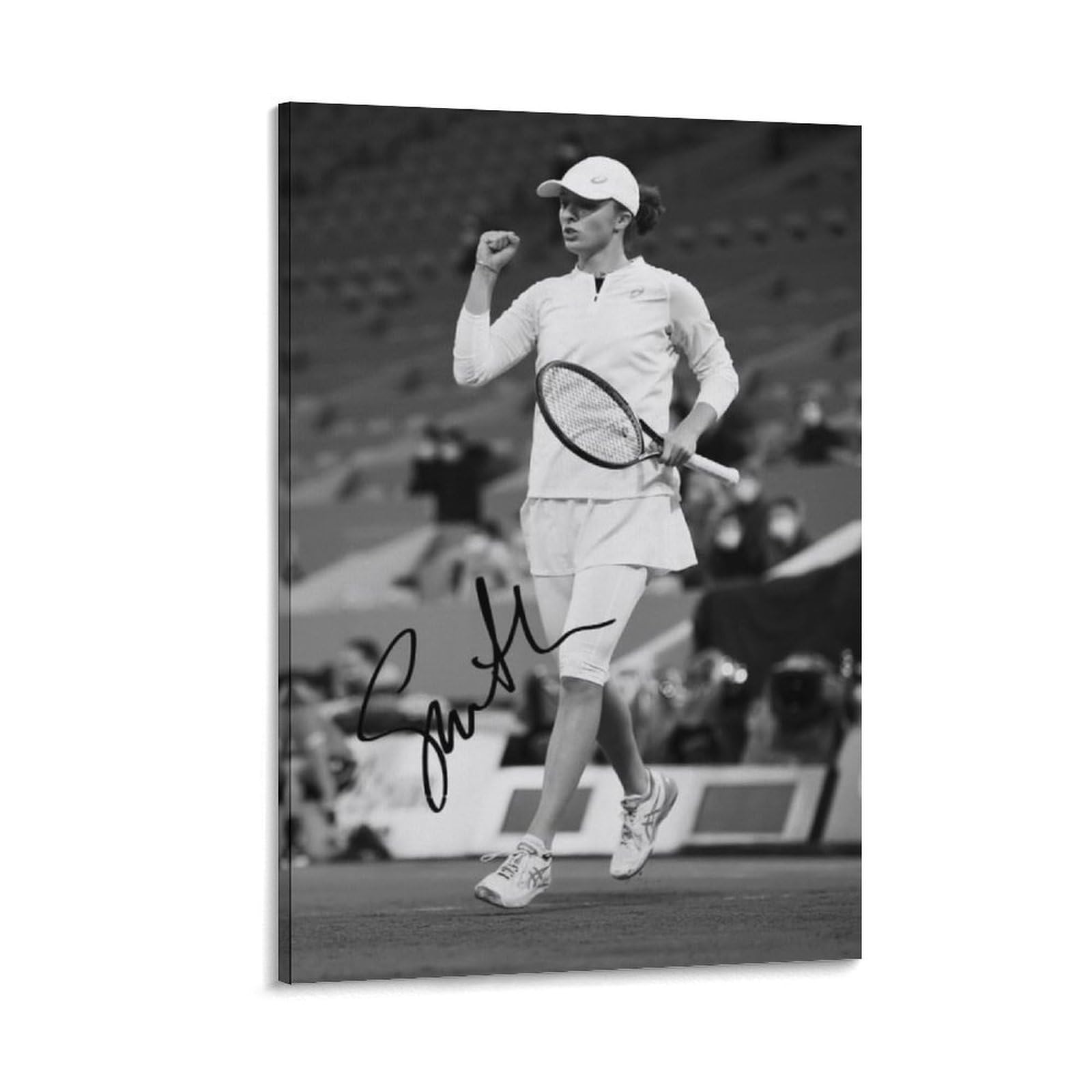 ASUIU Iga Swiatek Canvas Poster Canvas Painting Poster Wall Art Decorative Picture Prints Modern Decor 08x12inch(20x30cm)