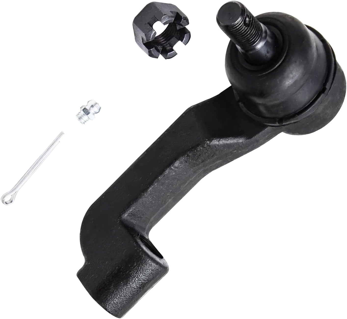 Detroit Axle - Front 6pc Suspension Kit for Jeep 08-12 Liberty, 07-11 Dodge Nitro, 2 Sway Bar Links 4 Tie Rod Ends 2008 2009 2010 2011 Replacement