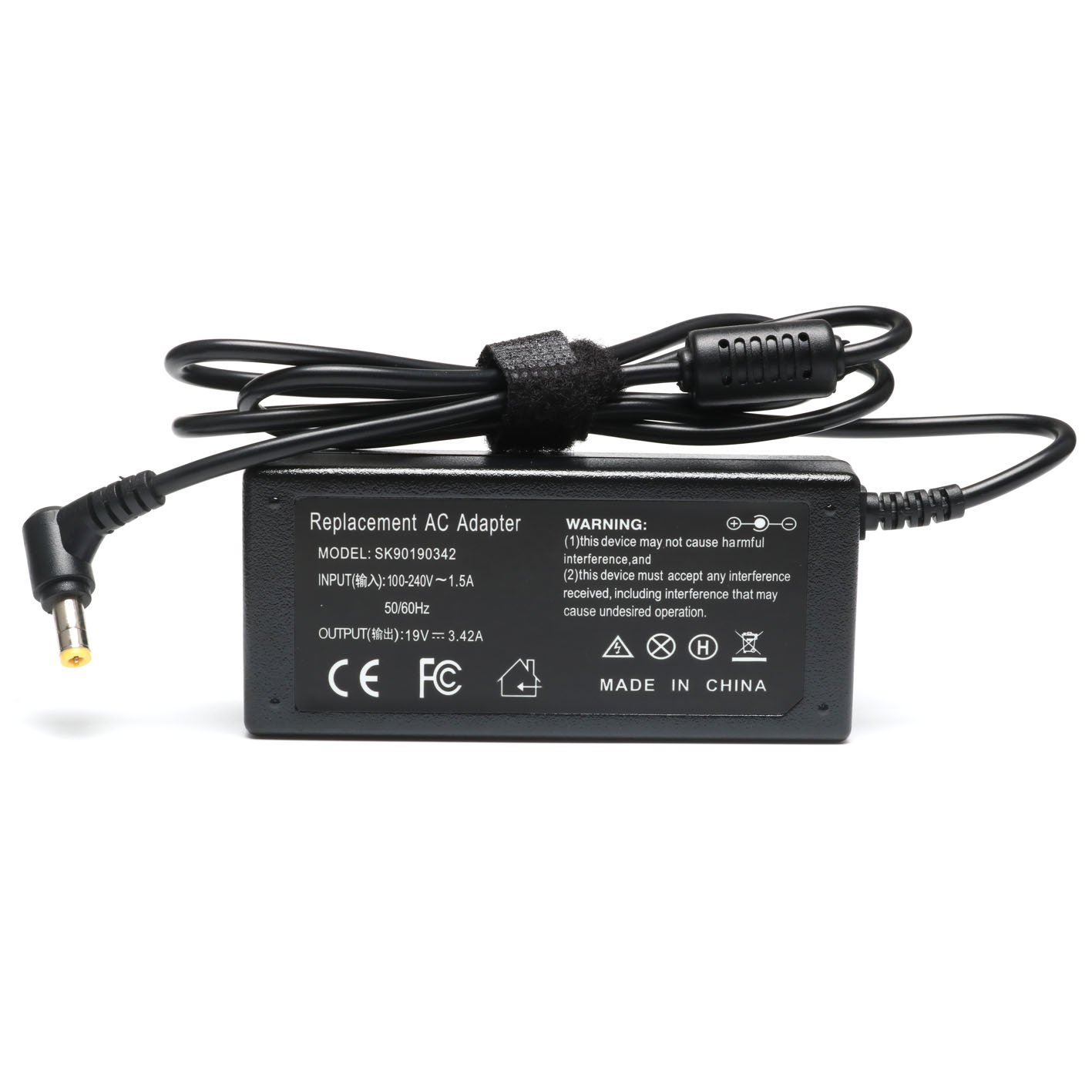 TZBAO 65W 19V 3.42A Laptop Charger AC Adapter for Toshiba Satellite C50 C55 C655 C675 C850 C855 L655 L745 L755 L855 L875 Z30 Z930 Z830; PA5177U-1ACA PA5044U-1ACA PA3714U-1ACA PA3715U-1AC SK90190342