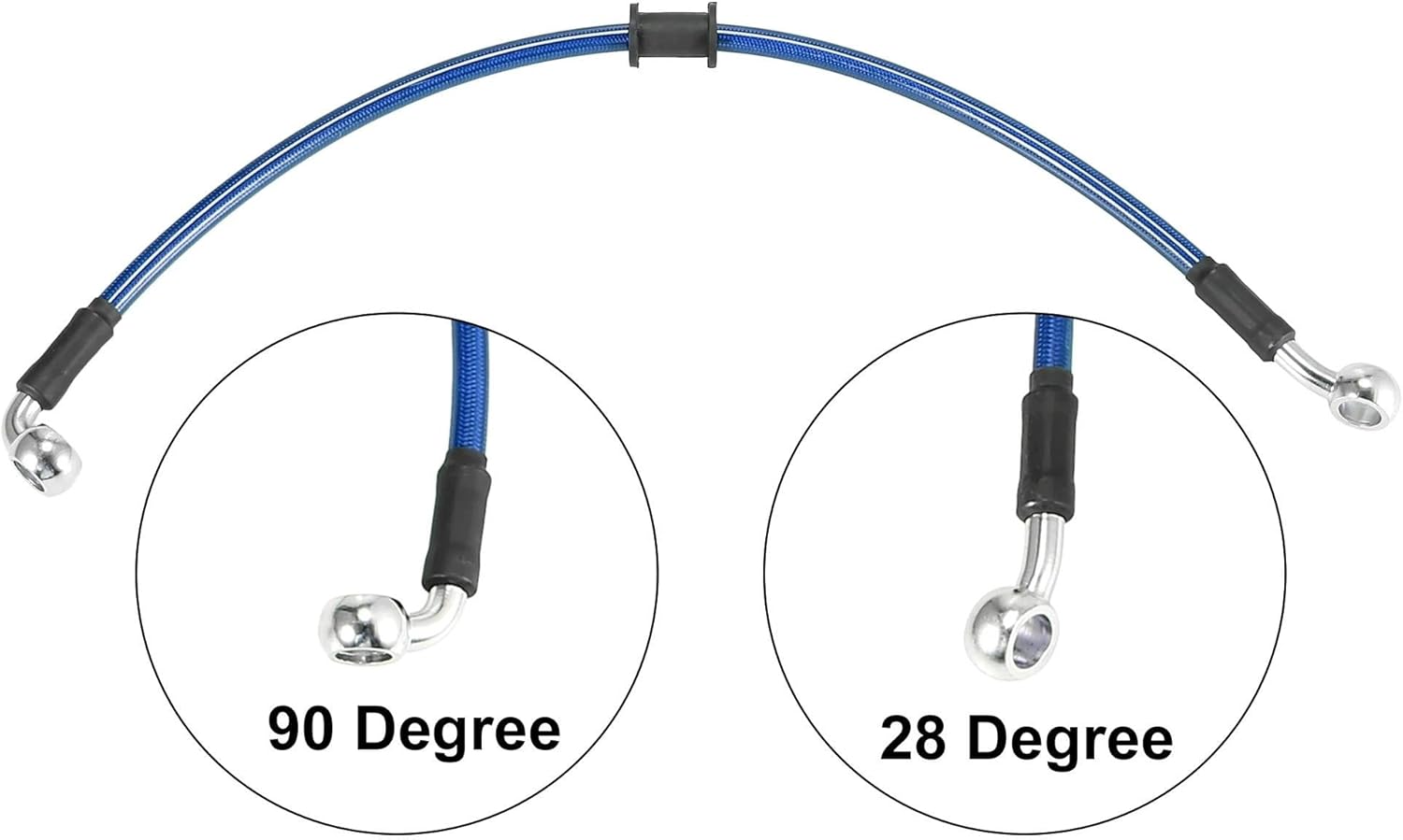 Motoforti ユニバーサル 40cm 15.75インチ オートバイブレーキ クラッチ オイルホース ラインパイプ 油圧強化 ス オートバイホース  ユニバーサル 40cm オートバイ ブレーキ クラッチ オイルホース ラインパイプ グリーン 油圧強化 ステンレス オートバイホース ... オートバイホース ユニバーサル 40cm オートバイ ブレーキ クラッチ オイルホース ラインパイプ ブルー 油圧強化 ステンレスス