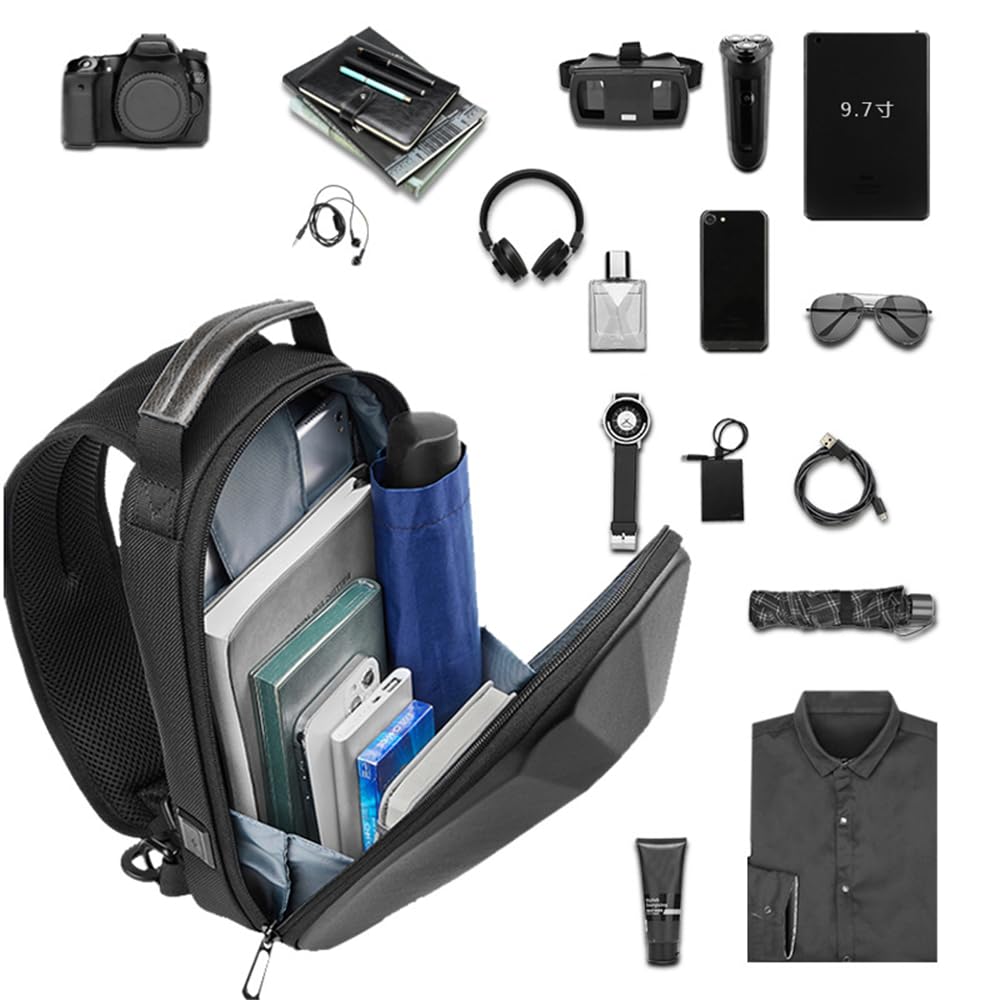 Étui de Protection à Coque Dure Sacoche de Poitrine avec Port de Charge pour ASUS ROG Ally Console Accessoires